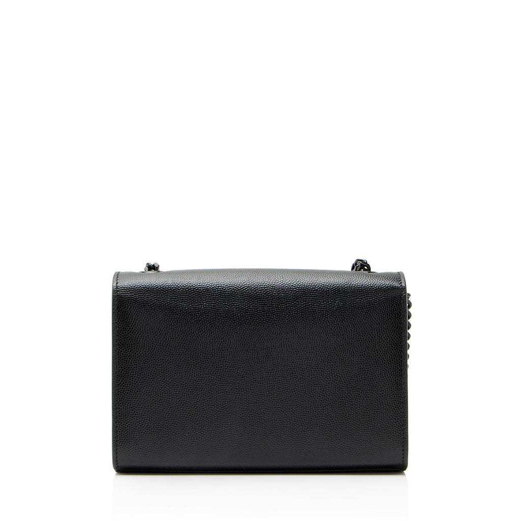 Saint Laurent Grain de Poudre Monogram Kate Small Crossbody