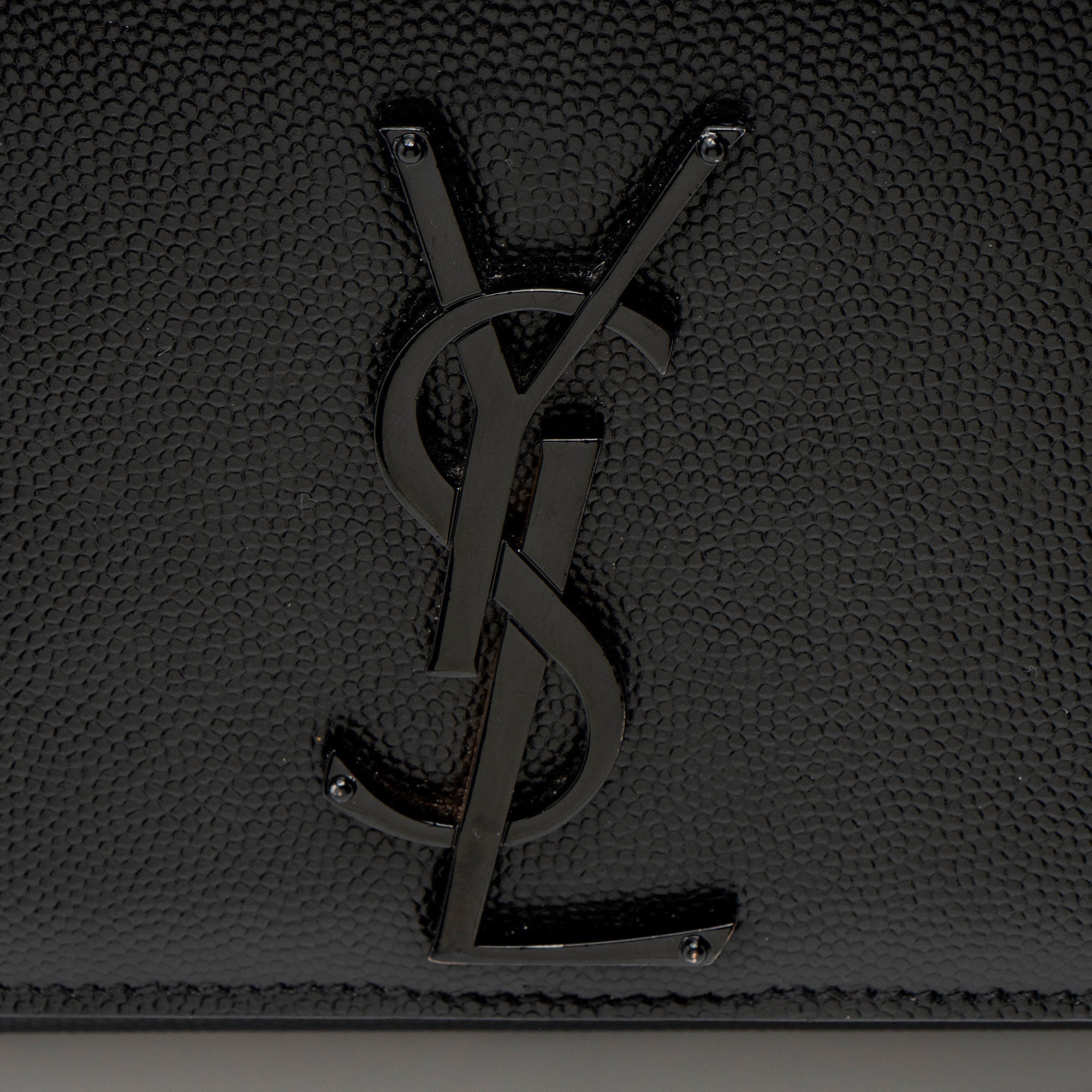 Saint Laurent Grain de Poudre Monogram Kate Small Crossbody
