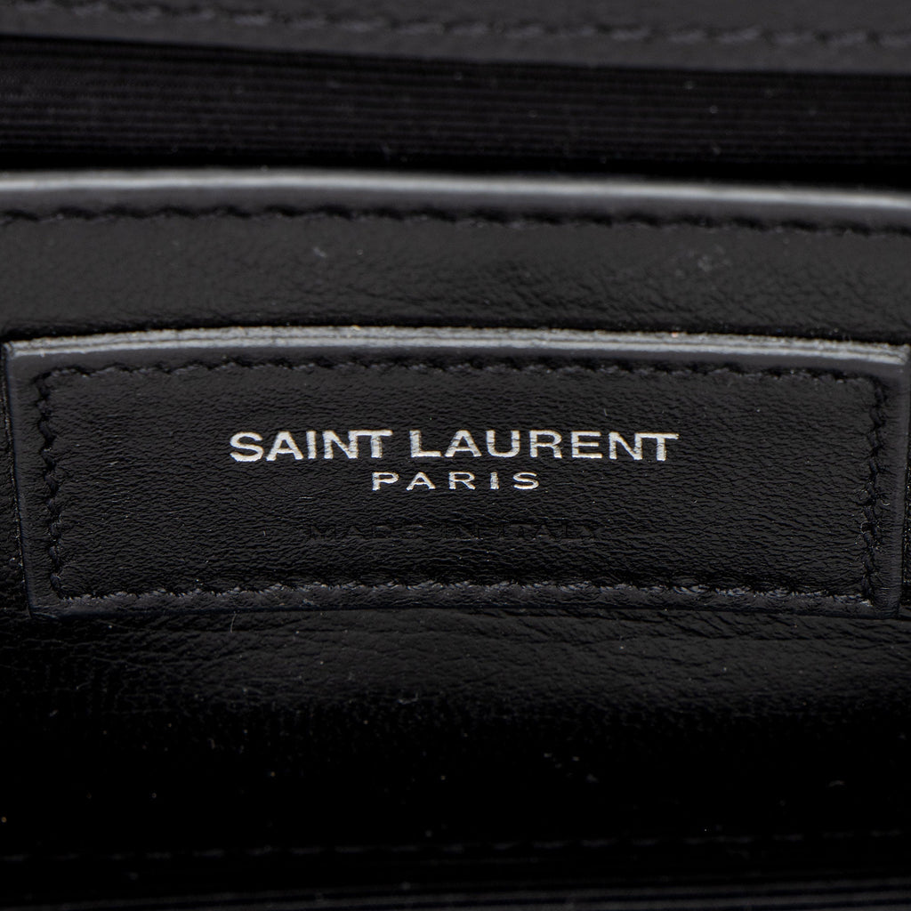 Saint Laurent Grain de Poudre Monogram Kate Small Crossbody