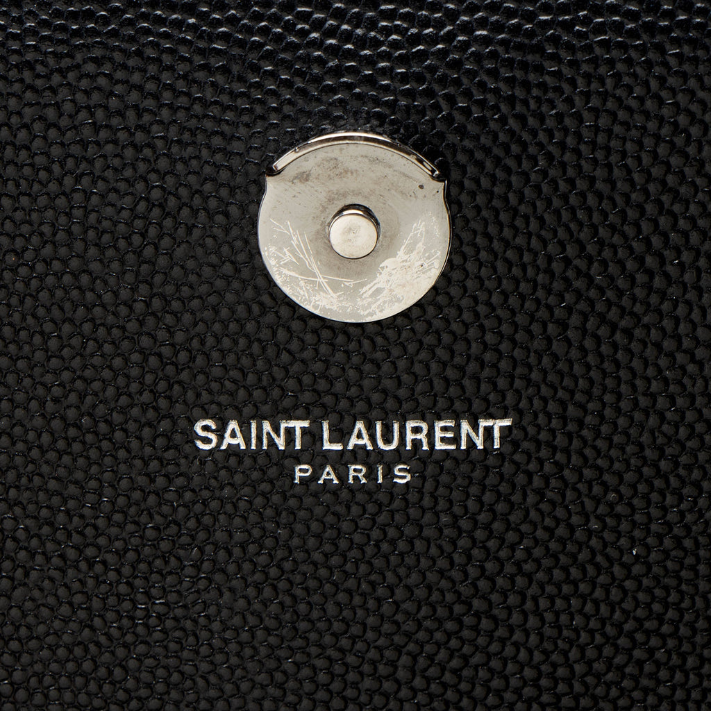 Saint Laurent Grain de Poudre Monogram Kate Small Crossbody