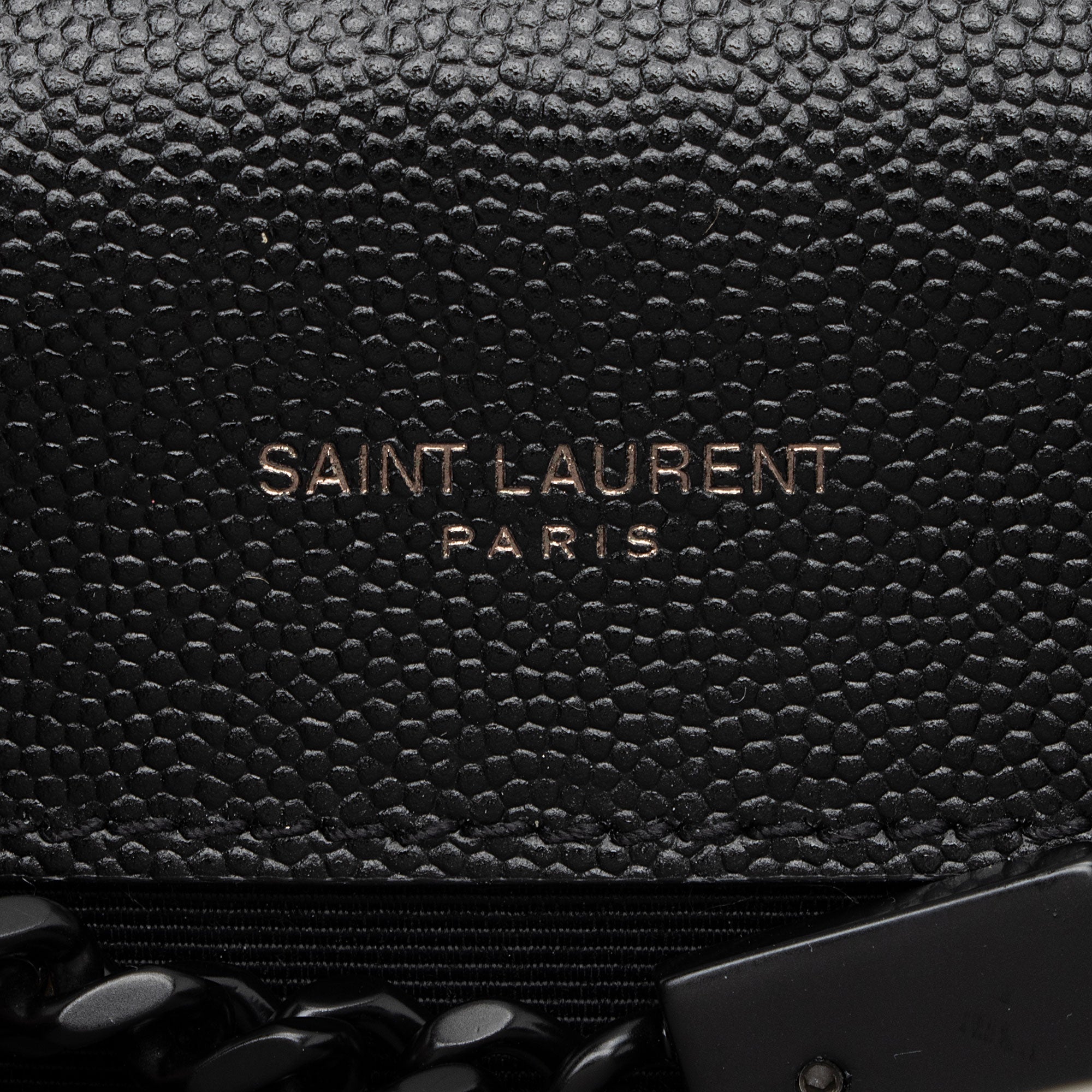 Saint Laurent Grain de Poudre Monogram Kate Small Shoulder Bag (SHF-lPbS13)