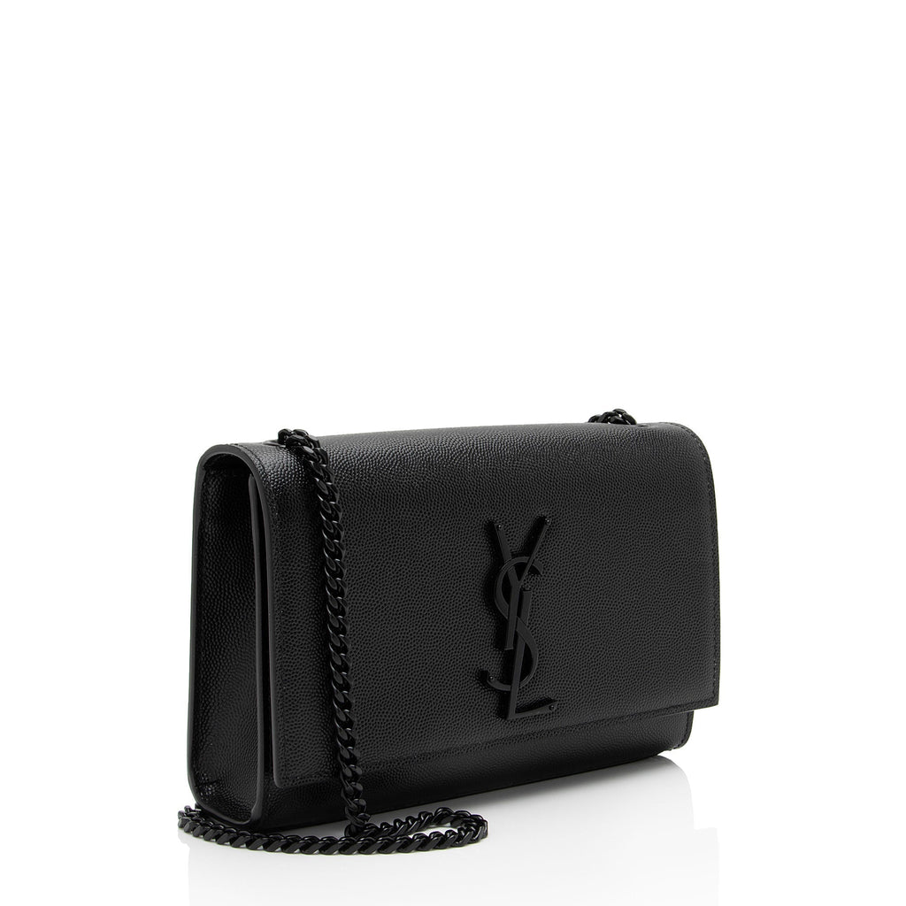 Saint Laurent Grain de Poudre Monogram Kate Small Shoulder Bag (SHF-lPbS13)