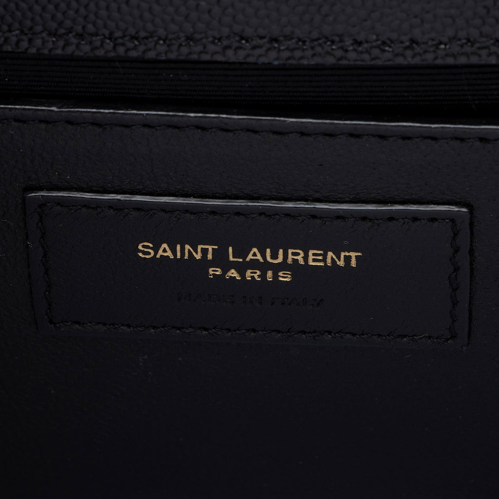 Saint Laurent Grain de Poudre Monogram Kate Small Shoulder Bag (SHF-k14rvI)