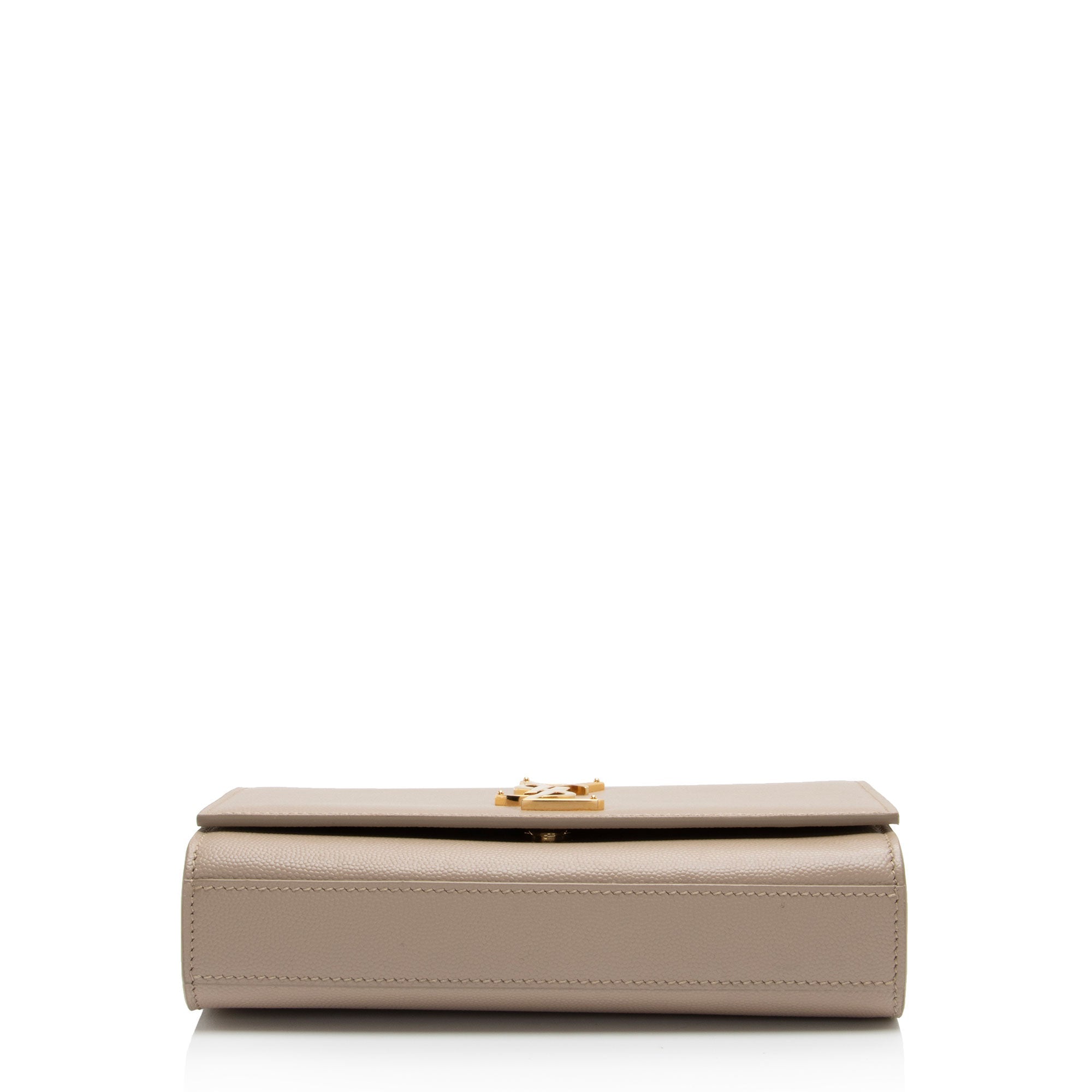Saint Laurent Grain de Poudre Monogram Kate Small Shoulder Bag (SHF-mA4MBT)