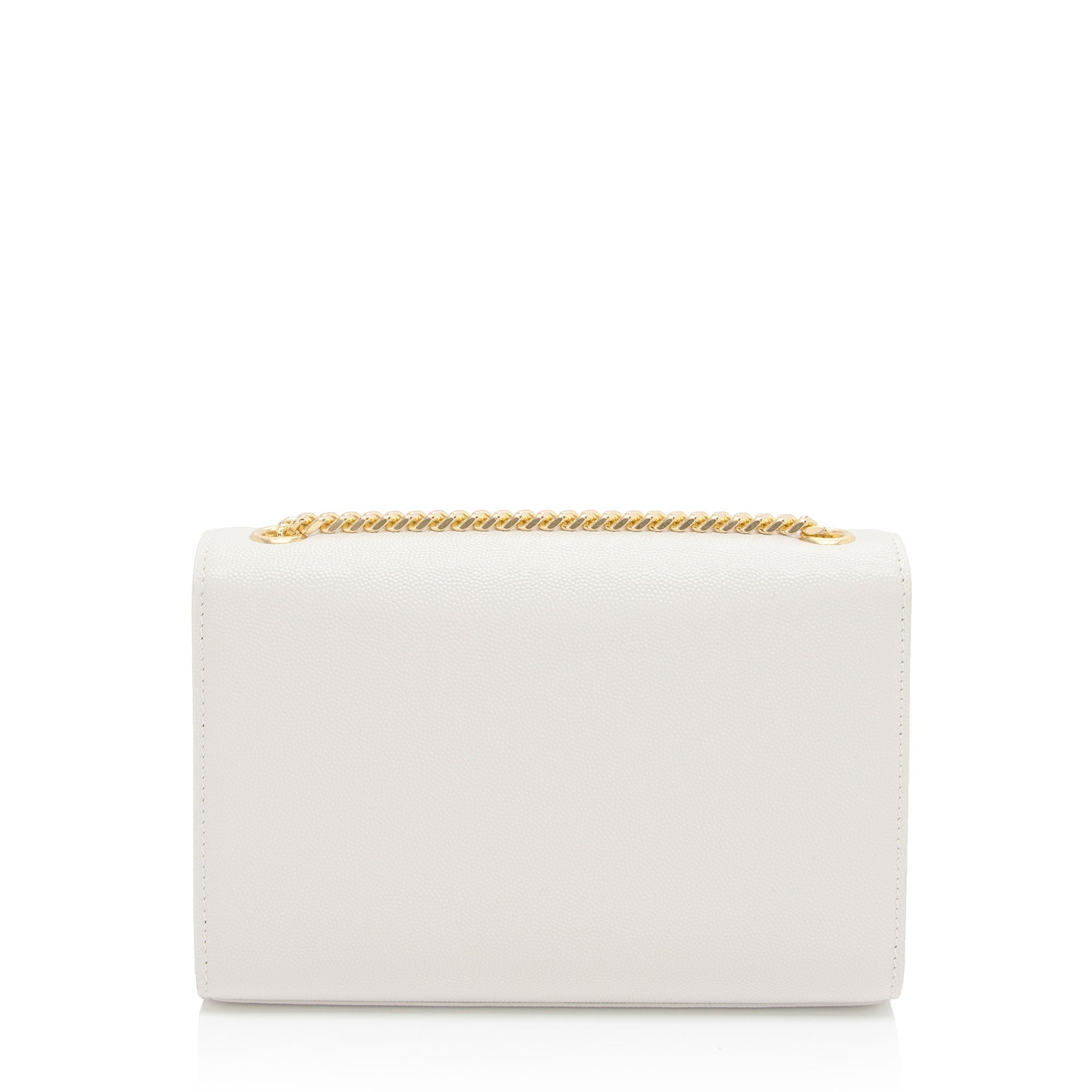 Saint Laurent Grain de Poudre Monogram Kate Small Shoulder Bag (SHF-qk60EH)