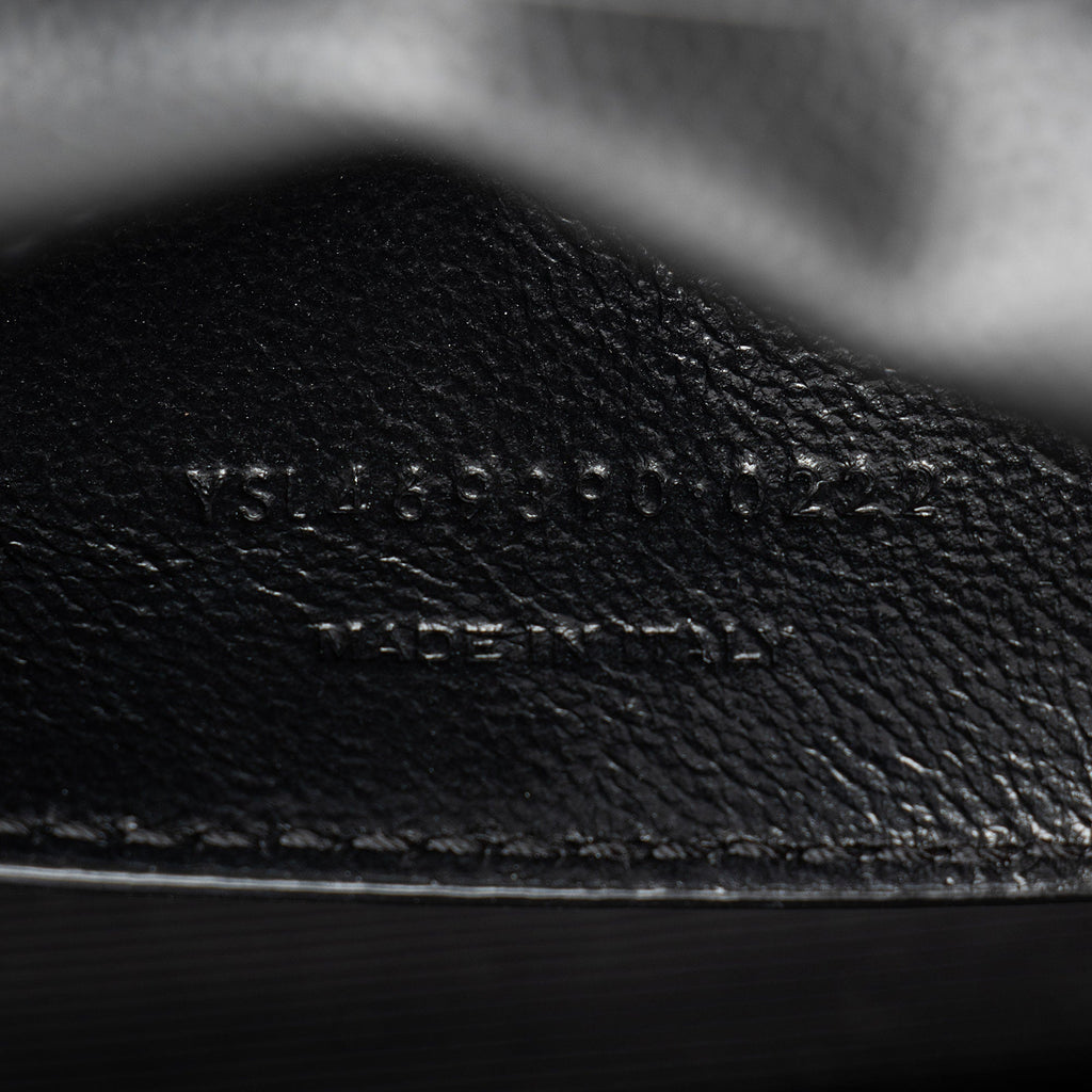 Saint Laurent Grain de Poudre Monogram Kate Small Shoulder Bag (SHF-WfdeMk)