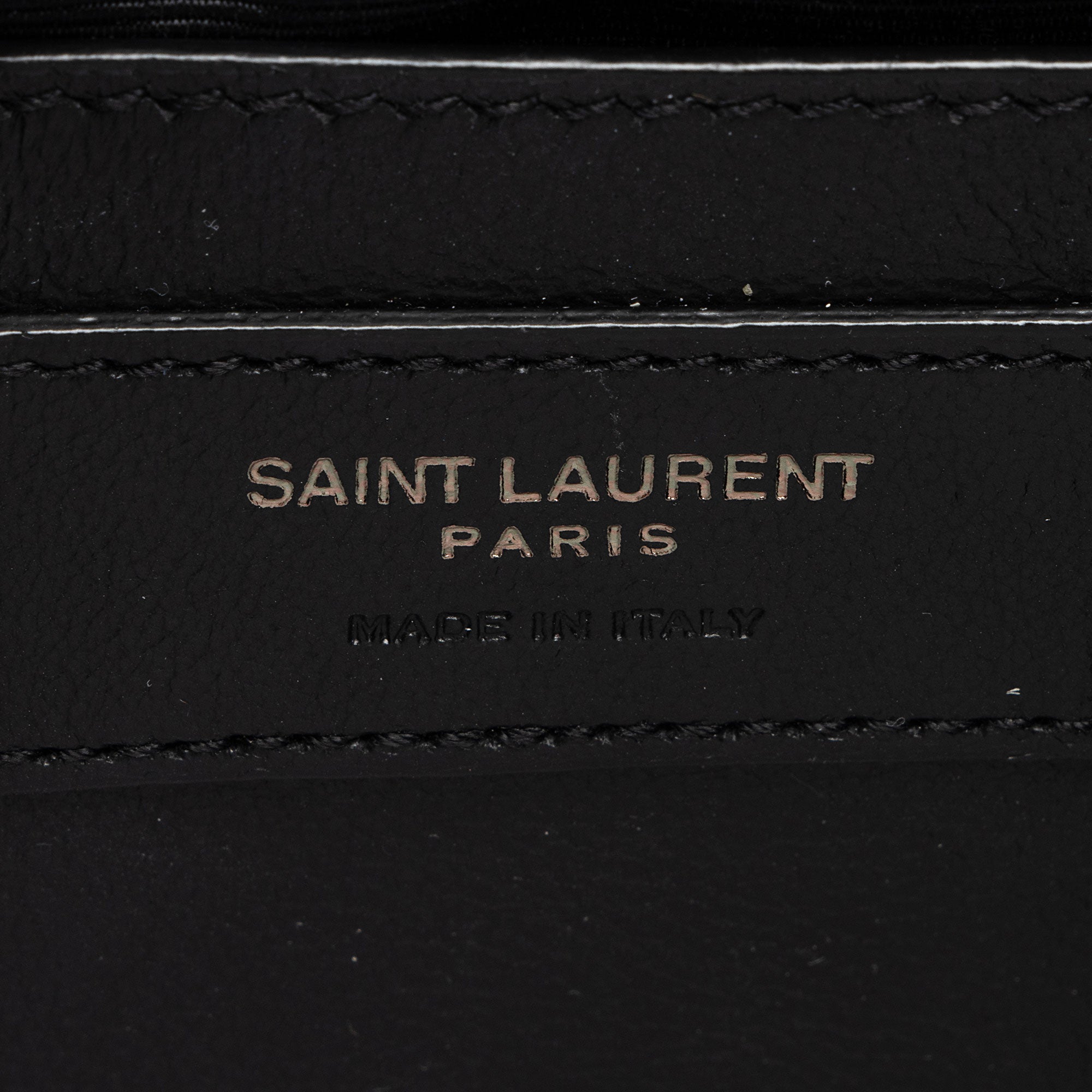 Saint Laurent Grain de Poudre Monogram Kate Small Shoulder Bag (SHF-WfdeMk)
