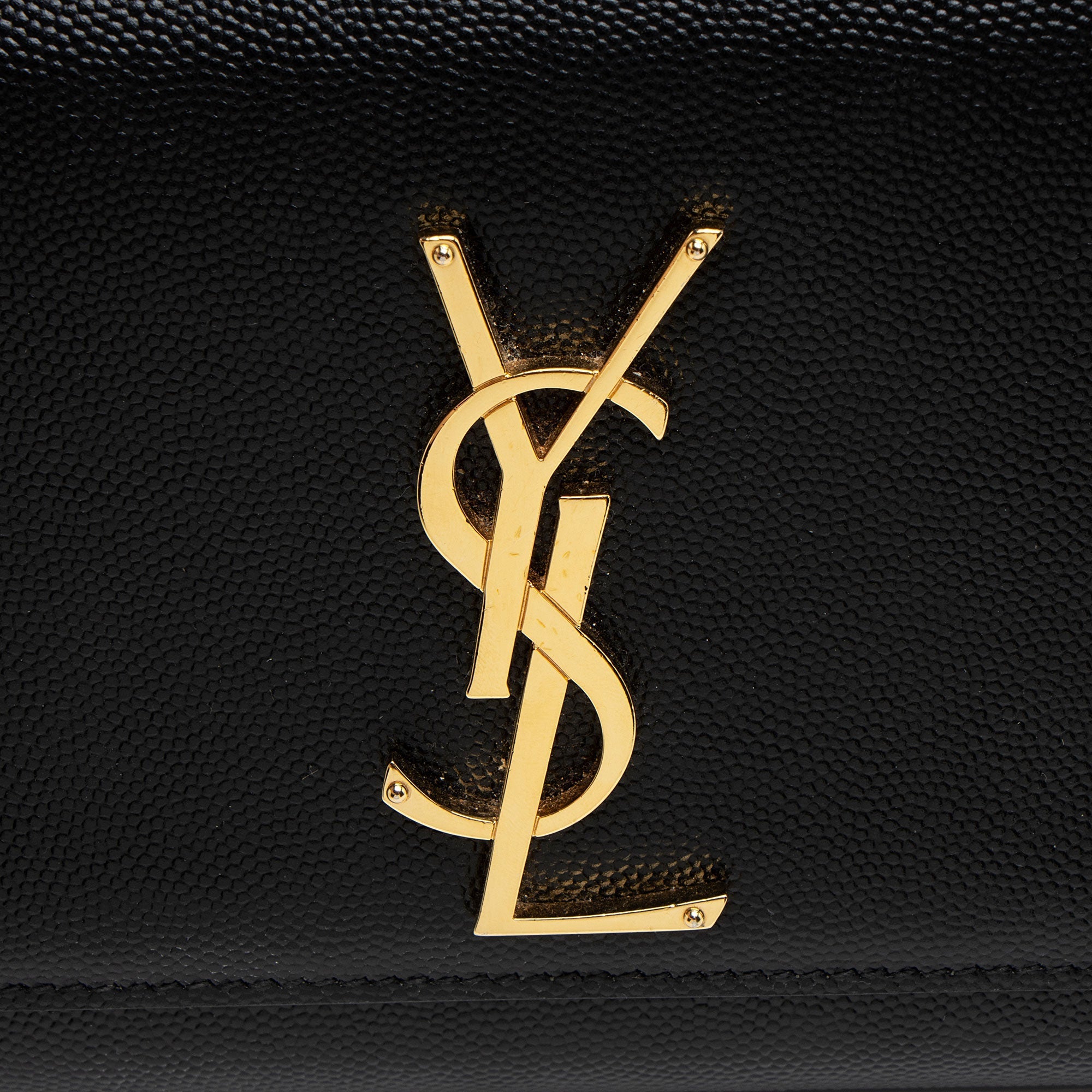 Saint Laurent Grain de Poudre Monogram Kate Small Shoulder Bag (SHF-TDZTnZ)