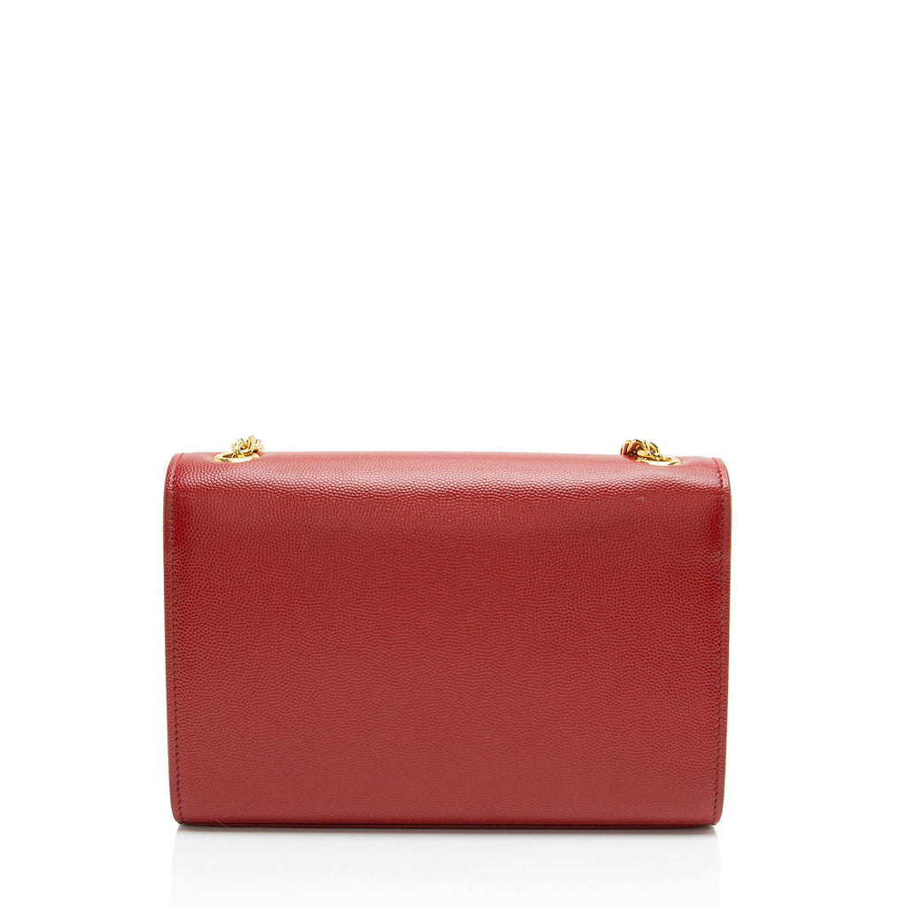 Saint Laurent Grain de Poudre Monogram Kate Small Shoulder Bag