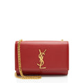 Saint Laurent Grain de Poudre Monogram Kate Small Shoulder Bag