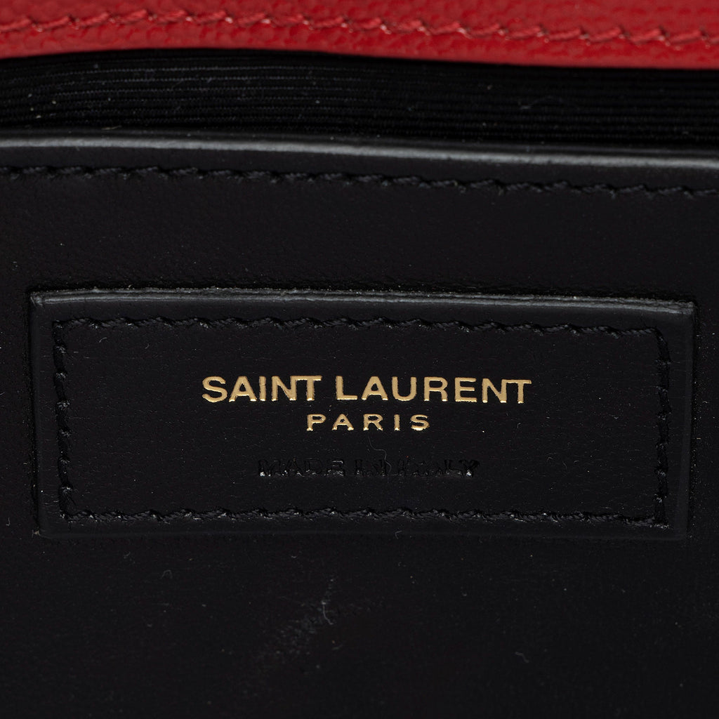 Saint Laurent Grain de Poudre Monogram Kate Small Shoulder Bag