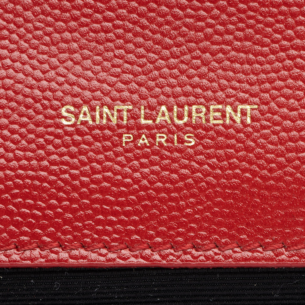 Saint Laurent Grain de Poudre Monogram Kate Small Shoulder Bag
