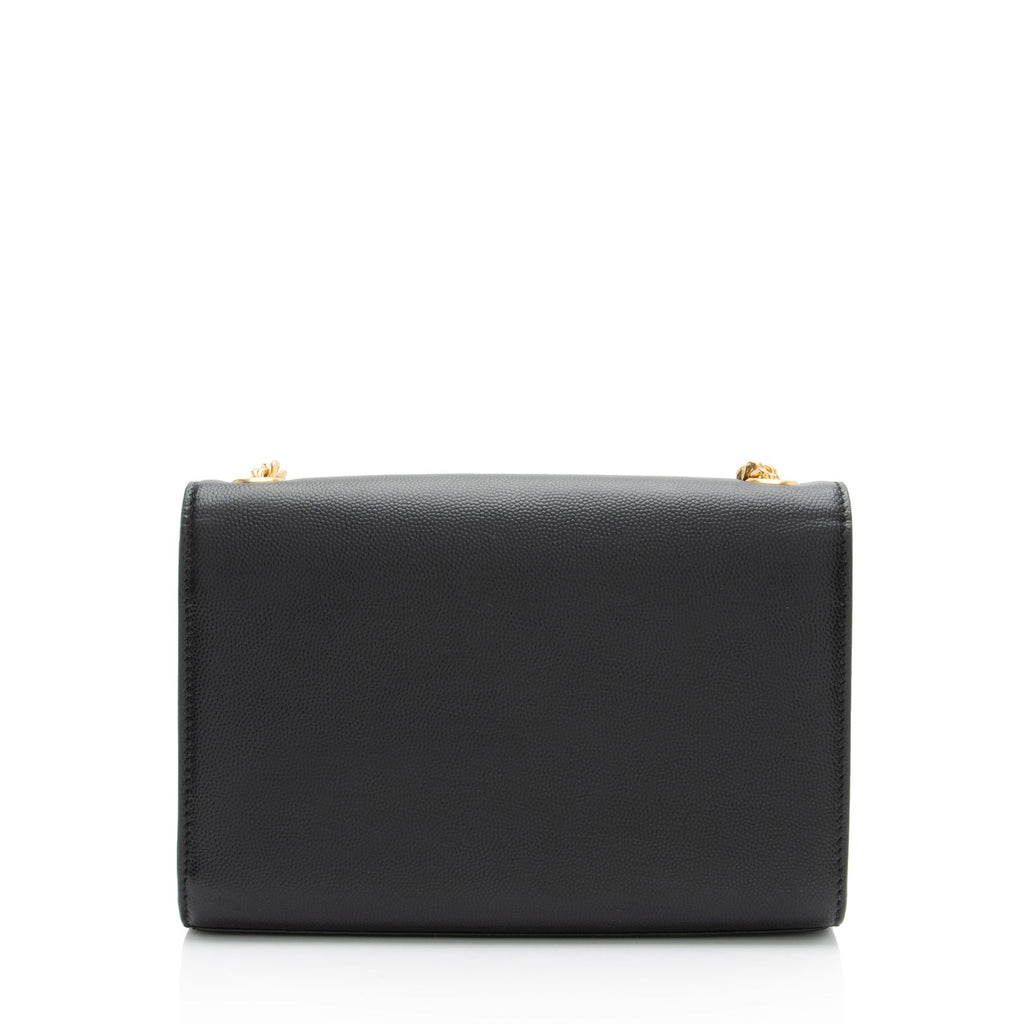 Saint Laurent Grain de Poudre Monogram Kate Small Shoulder Bag