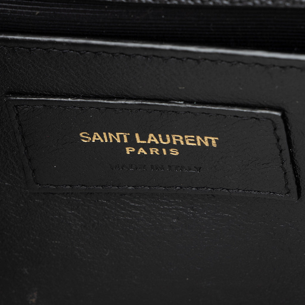 Saint Laurent Grain de Poudre Monogram Kate Small Shoulder Bag