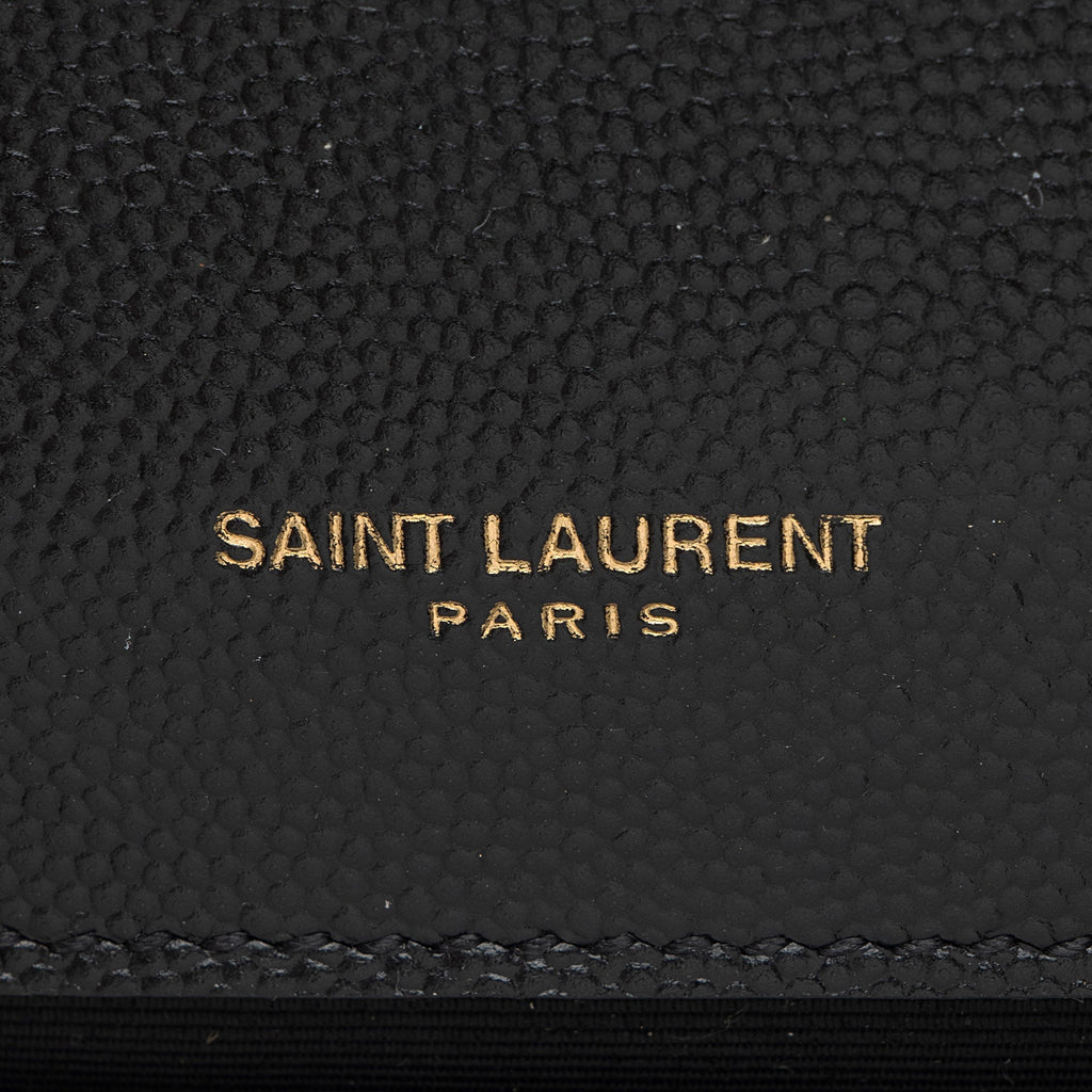 Saint Laurent Grain de Poudre Monogram Kate Small Shoulder Bag