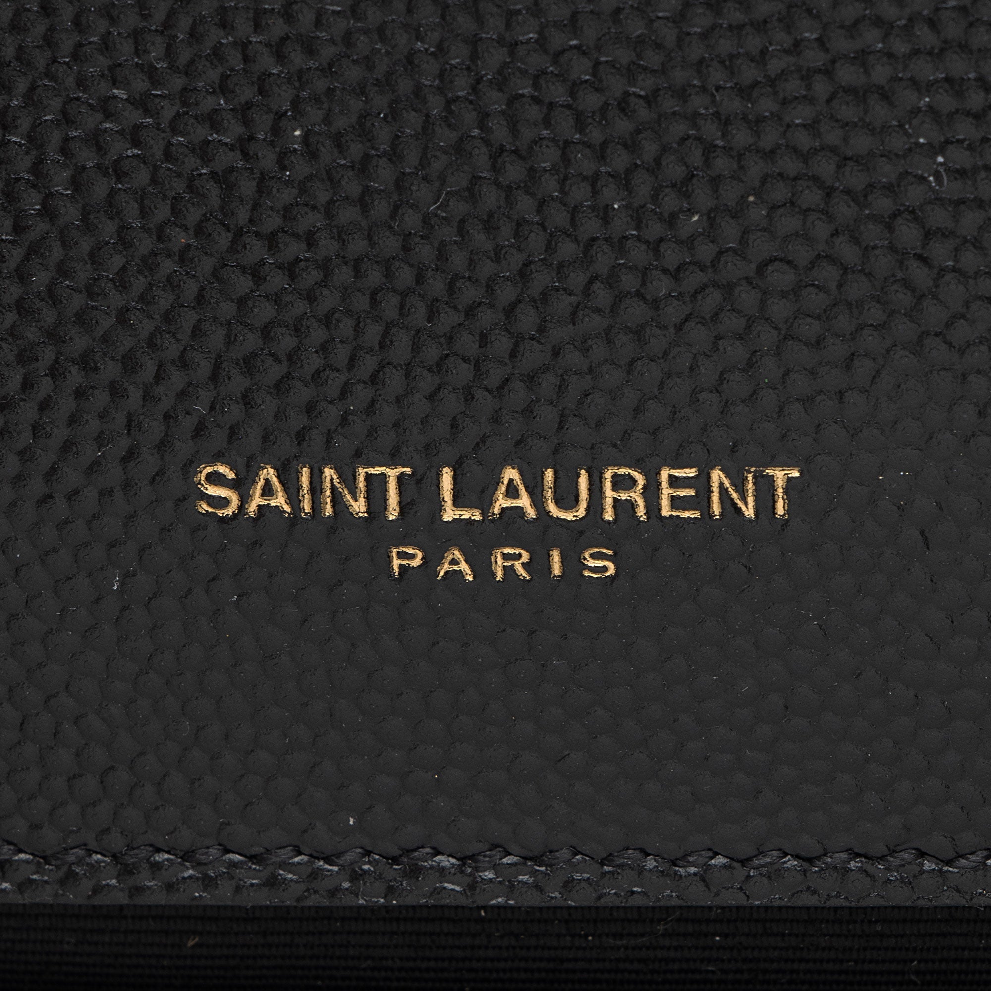 Saint Laurent Grain de Poudre Monogram Kate Small Shoulder Bag