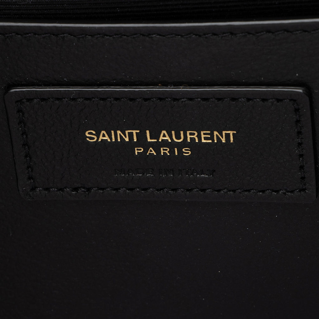 Saint Laurent Grain de Poudre Monogram Kate Tassel Medium Shoulder Bag (SHF-u9Ndoz)