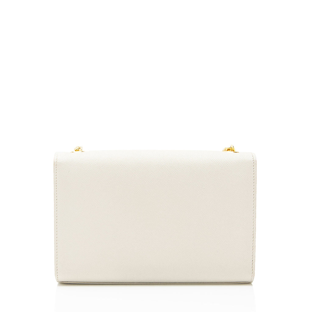 Saint Laurent Grain de Poudre Monogram Kate Tassel Small Shoulder Bag