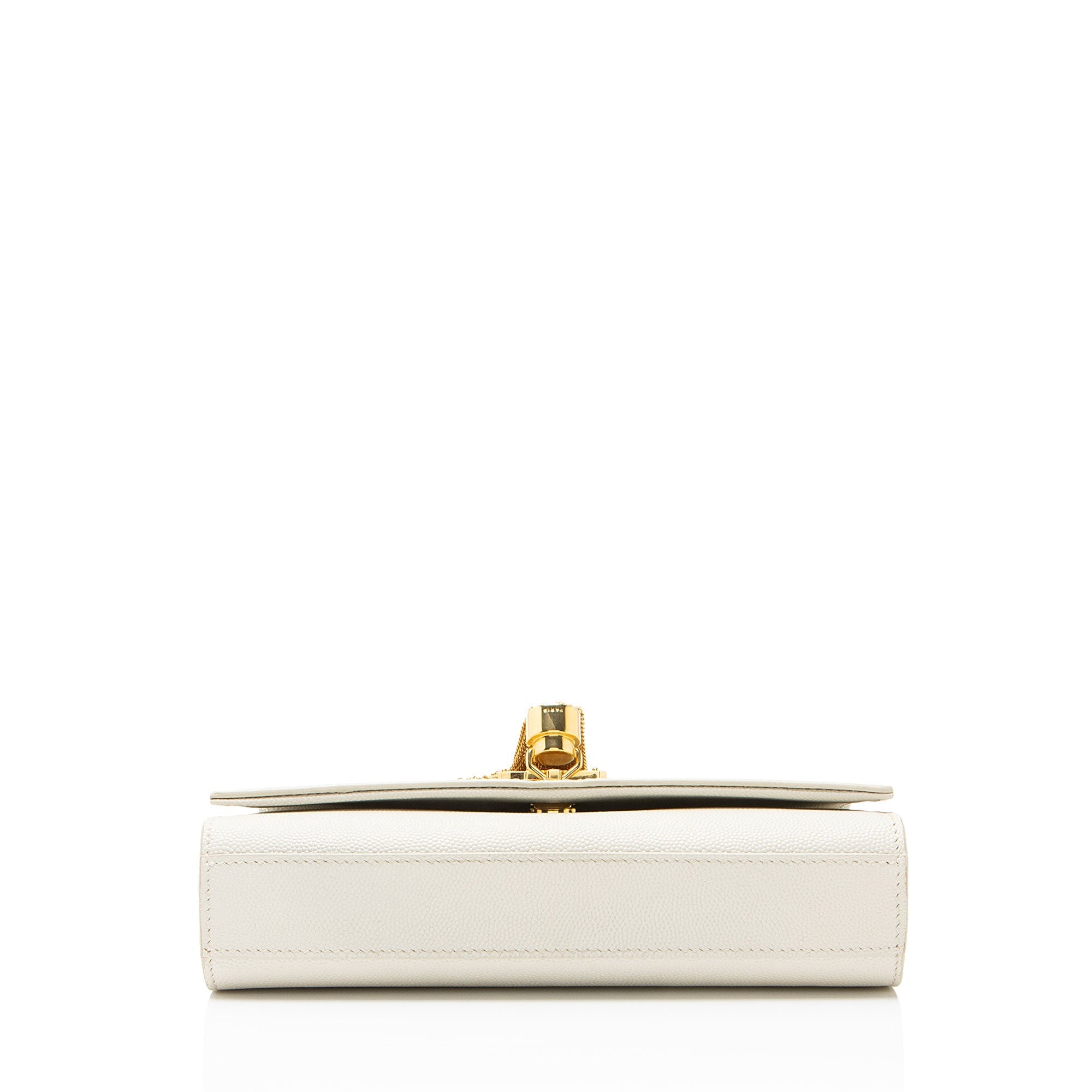 Saint Laurent Grain de Poudre Monogram Kate Tassel Small Shoulder Bag