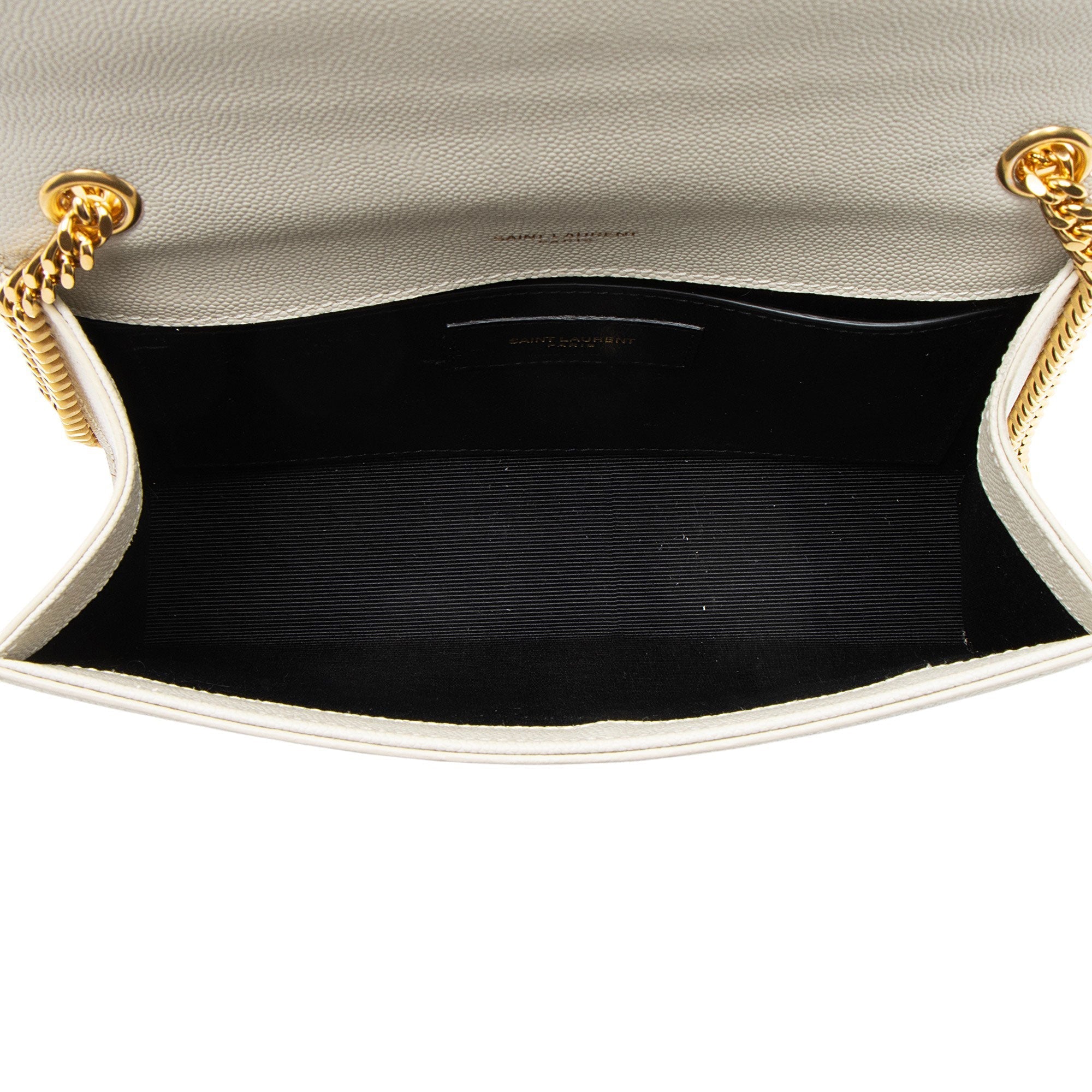 Saint Laurent Grain de Poudre Monogram Kate Tassel Small Shoulder Bag