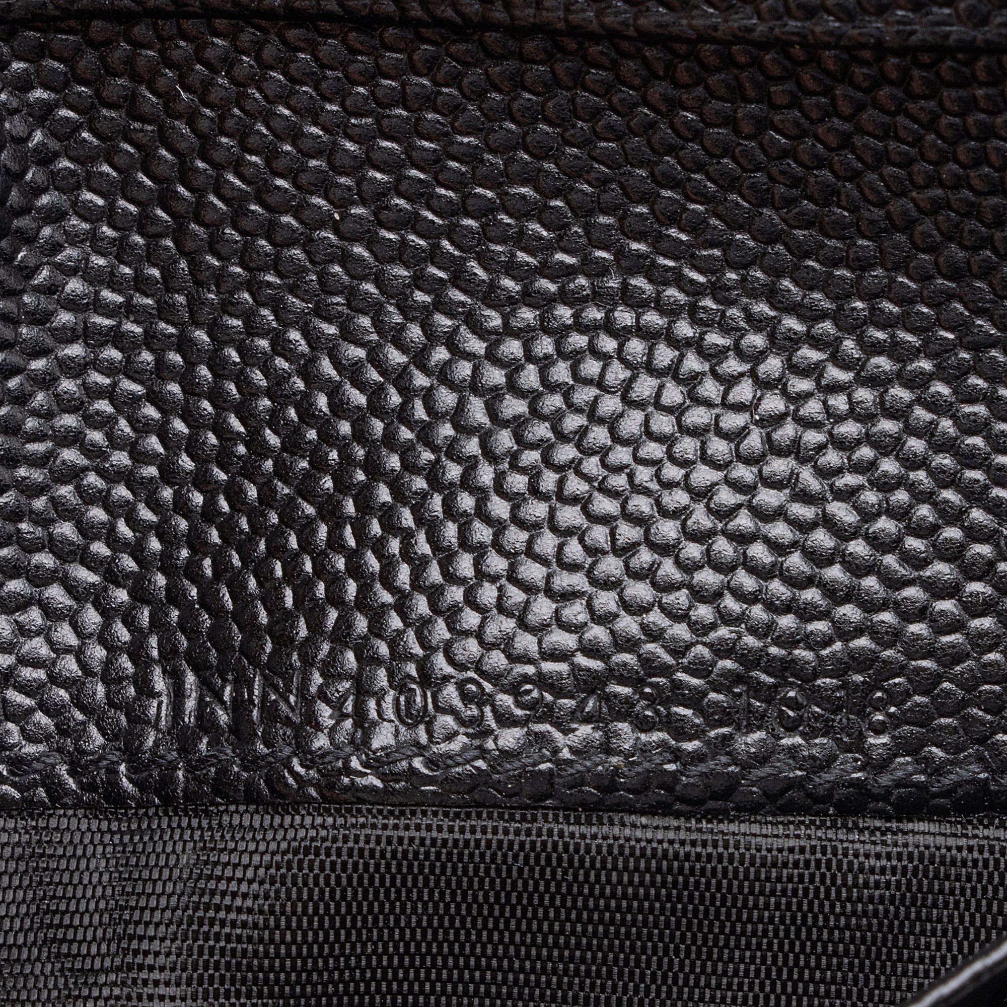 Saint Laurent Grain de Poudre Monogram Compact Tri-Fold Wallet (SHF-23574)