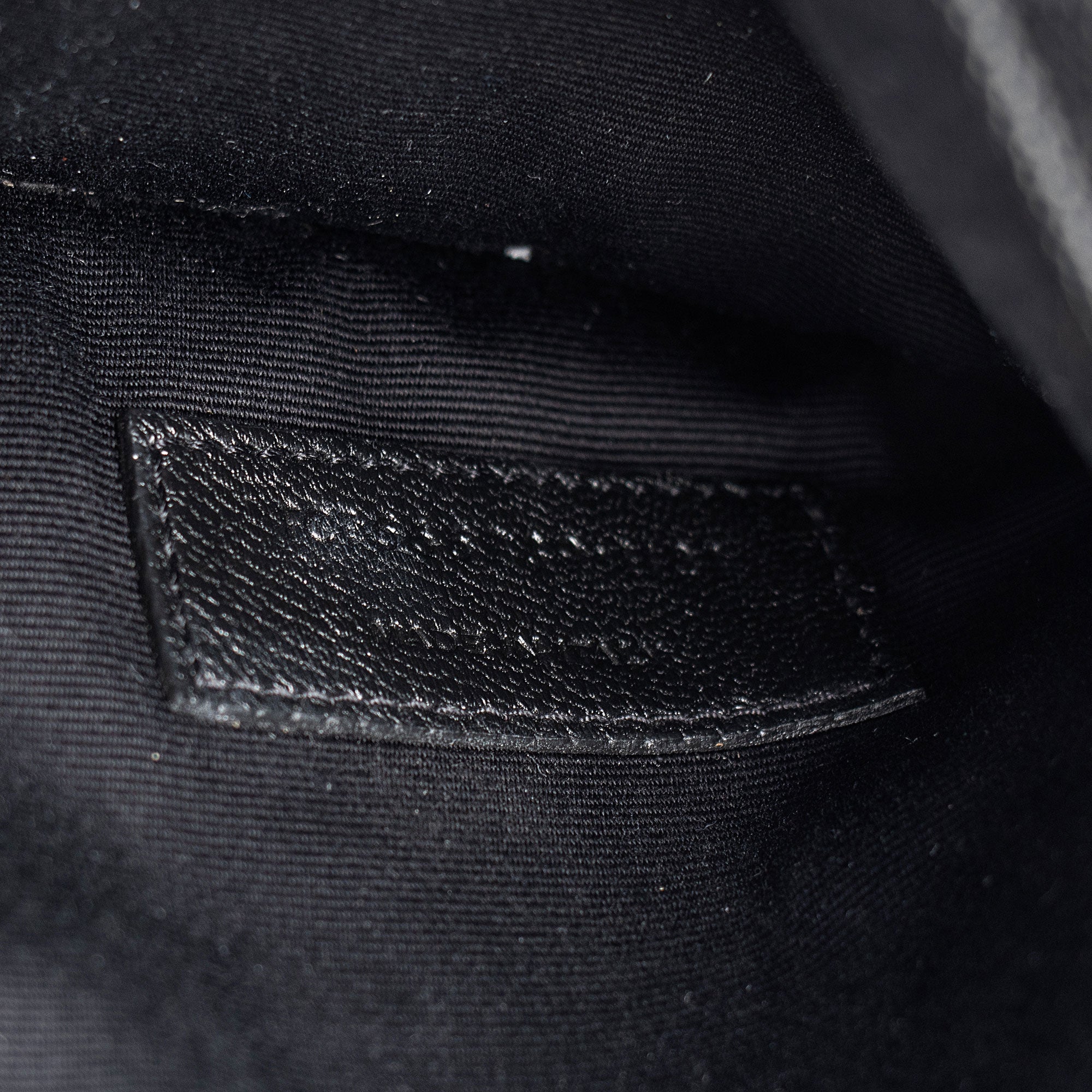 Saint Laurent Grain de Poudre Monogram Uptown Envelope Clutch