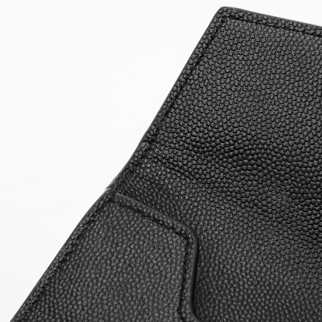 Saint Laurent Grain de Poudre Monogram Uptown Envelope Clutch