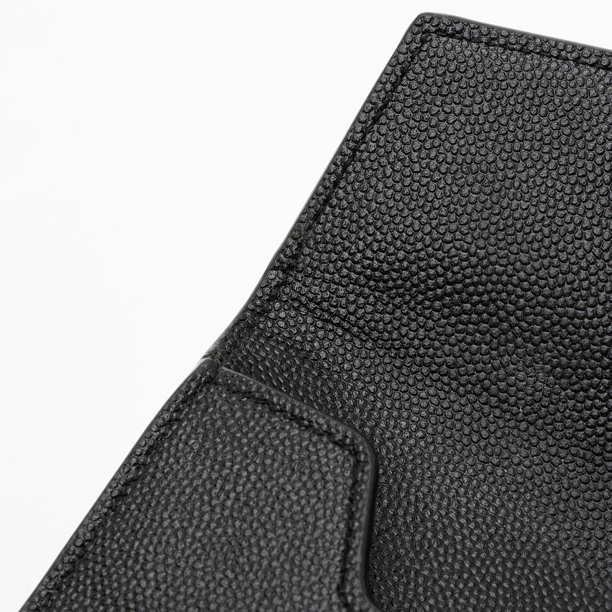 Saint Laurent Grain de Poudre Monogram Uptown Envelope Clutch