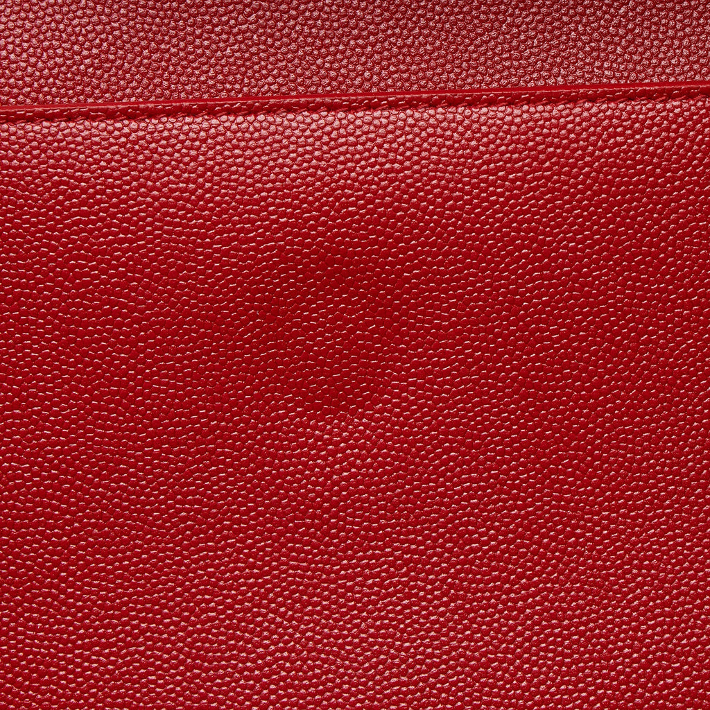 Saint Laurent Grain de Poudre Monogram Uptown Envelope Clutch