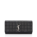 Saint Laurent Grain de Poudre Studded Monogram Kate Clutch (SHF-nhucIE)