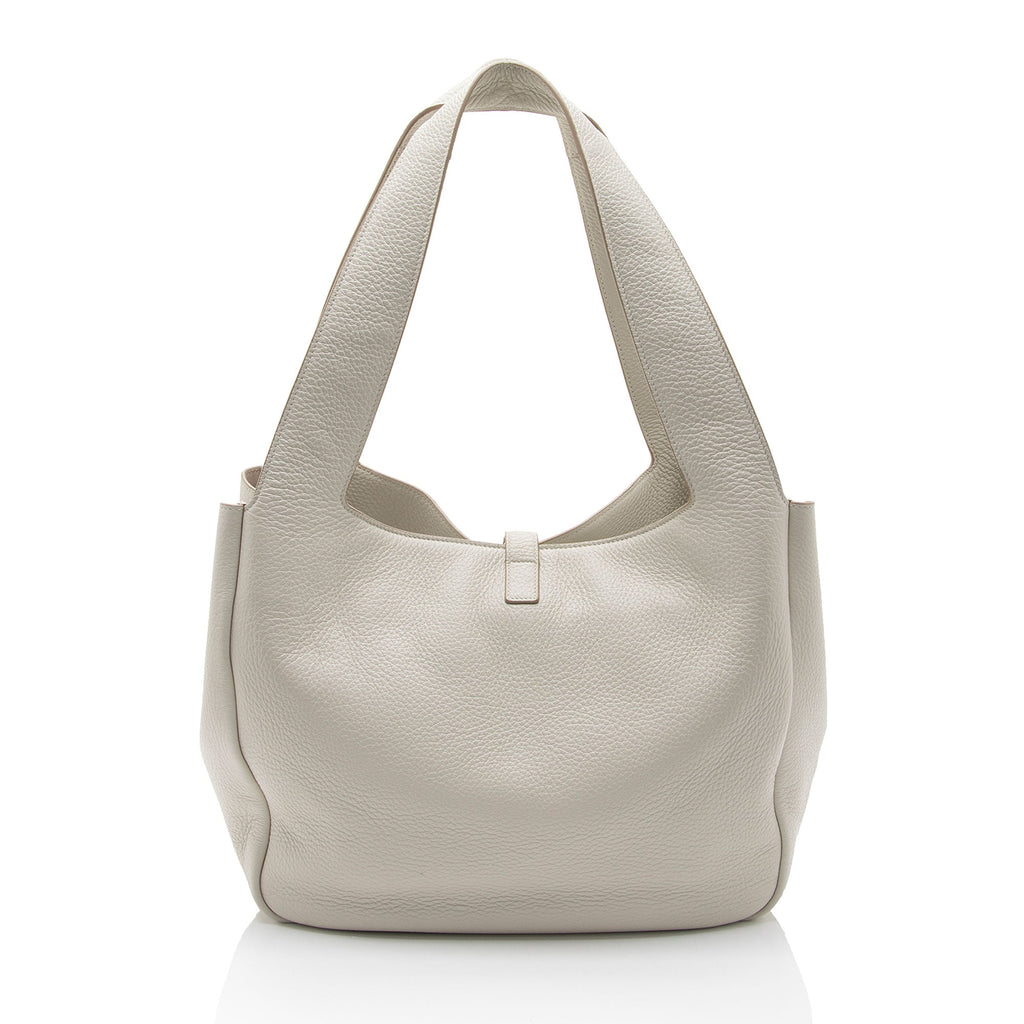 Saint Laurent Grained Calfskin Monogram Le 5 A 7 Bea Shoulder Bag