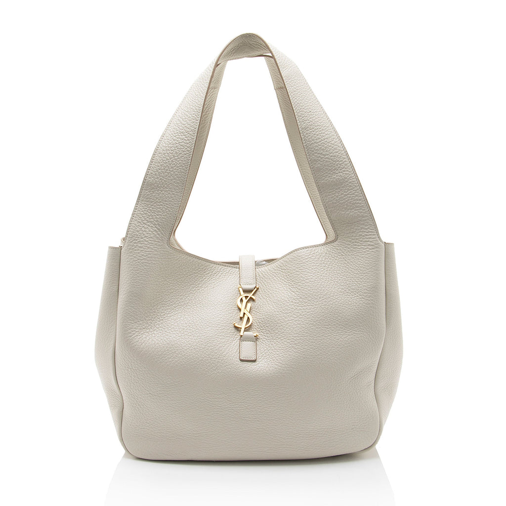 Saint Laurent Grained Calfskin Monogram Le 5 A 7 Bea Shoulder Bag