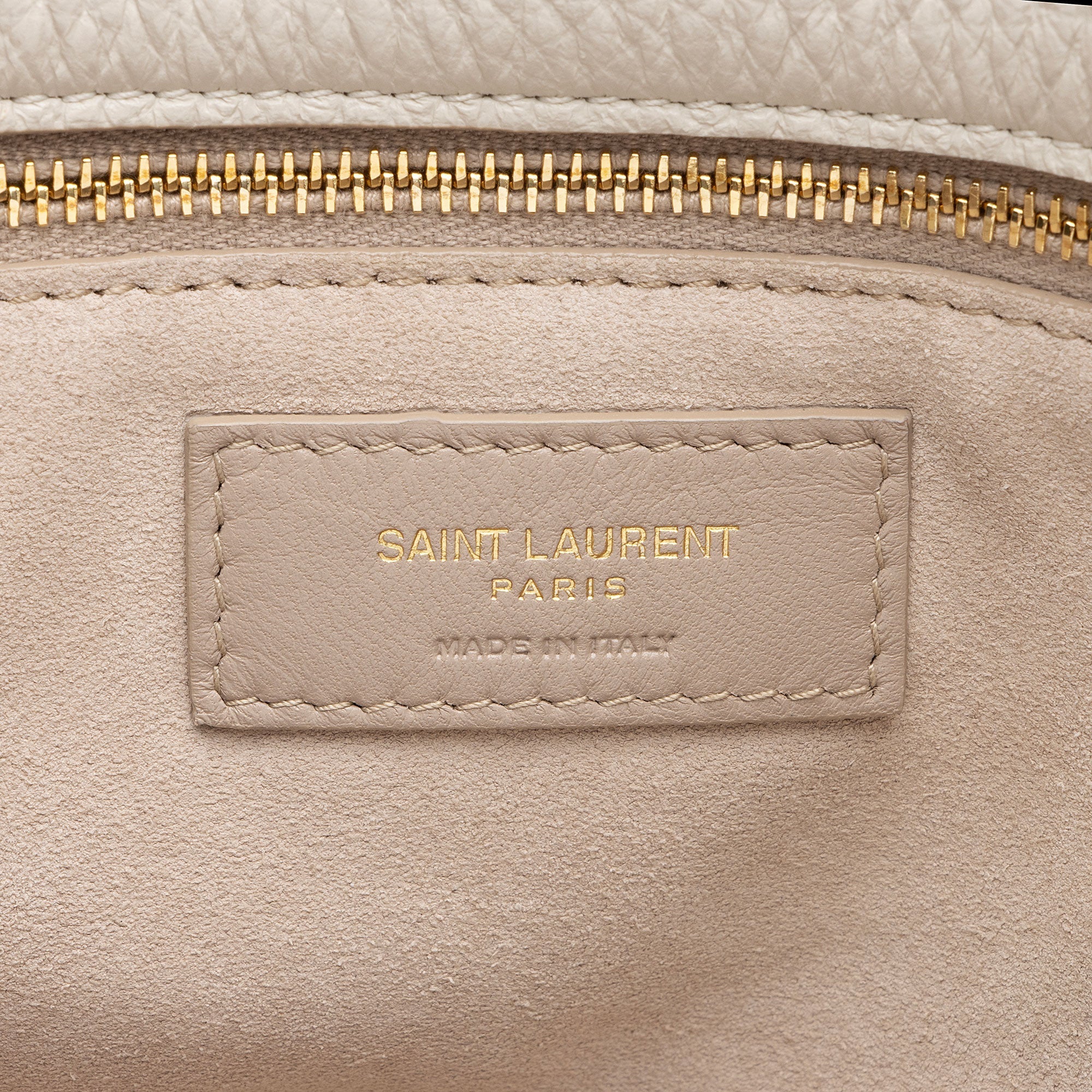 Saint Laurent Grained Calfskin Monogram Le 5 A 7 Bea Shoulder Bag