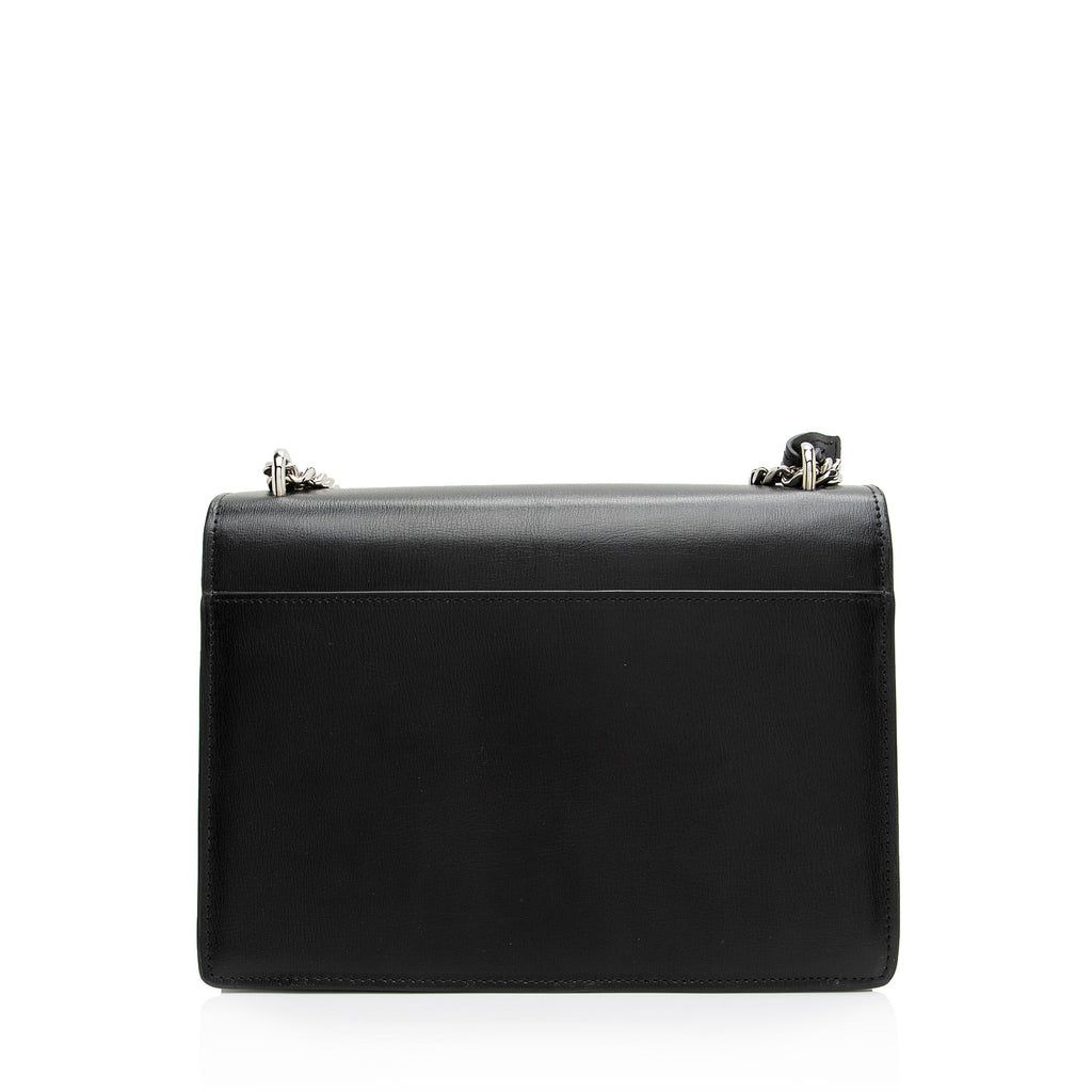 Saint Laurent Grained Calfskin Monogram Sunset Medium Shoulder Bag (SHF-23813)