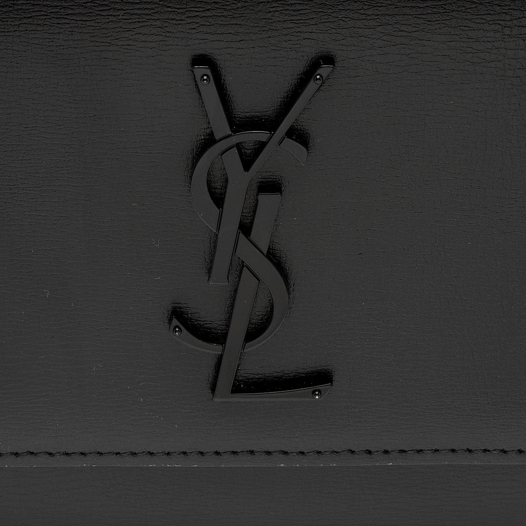 Saint Laurent Grained Calfskin Monogram Sunset Medium Shoulder Bag (SHF-OLGtVP)