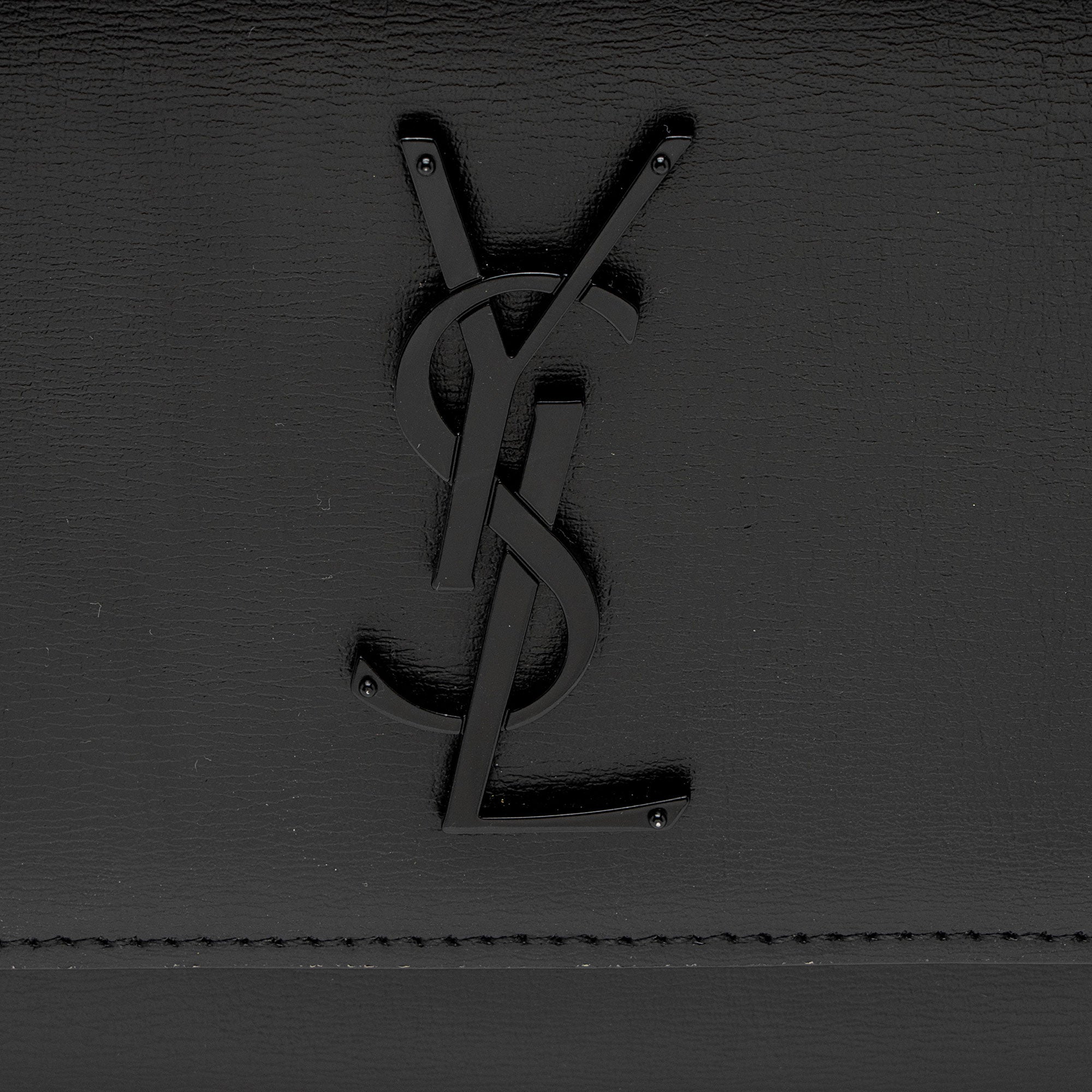 Saint Laurent Grained Calfskin Monogram Sunset Medium Shoulder Bag (SHF-OLGtVP)
