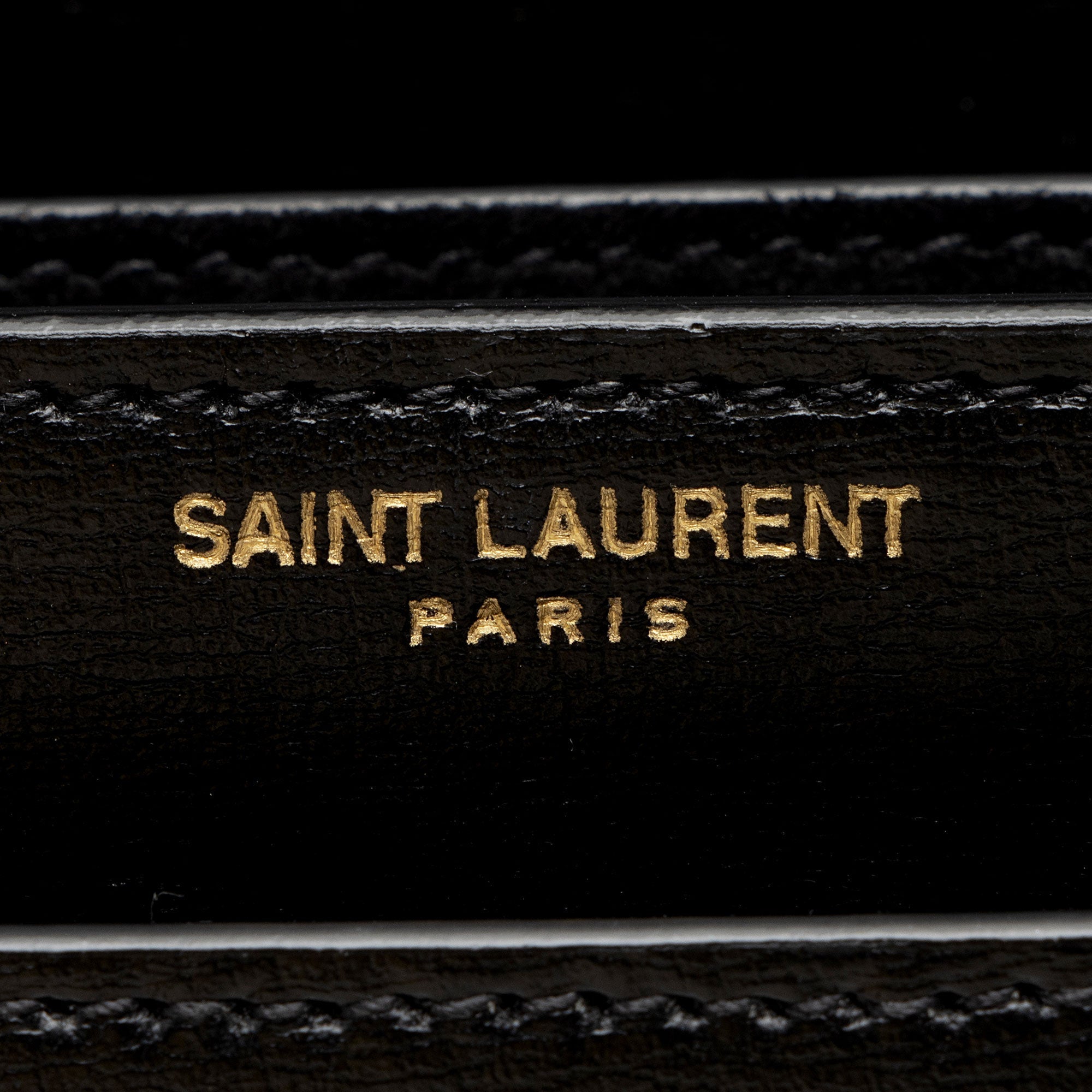 Saint Laurent Grained Calfskin Monogram Sunset Medium Shoulder Bag
