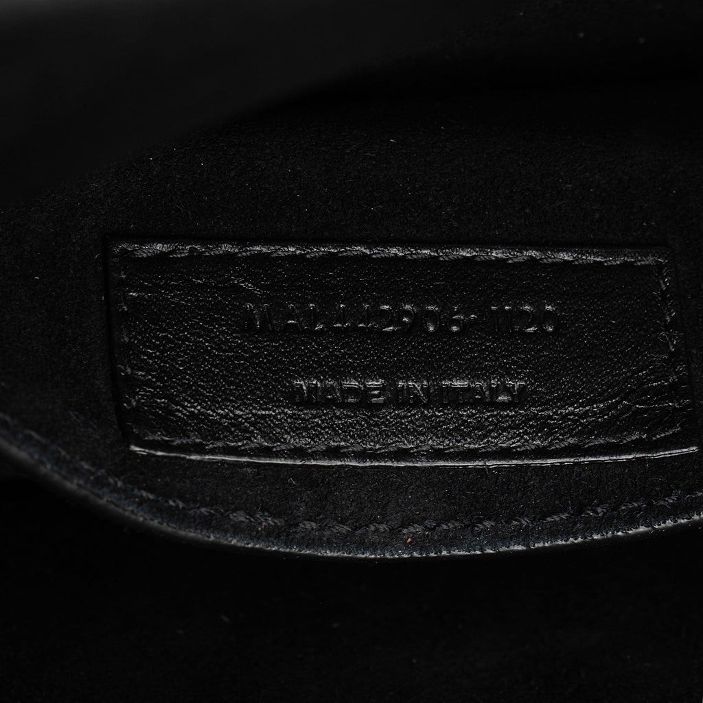 Saint Laurent Grained Calfskin Monogram Sunset Medium Shoulder Bag