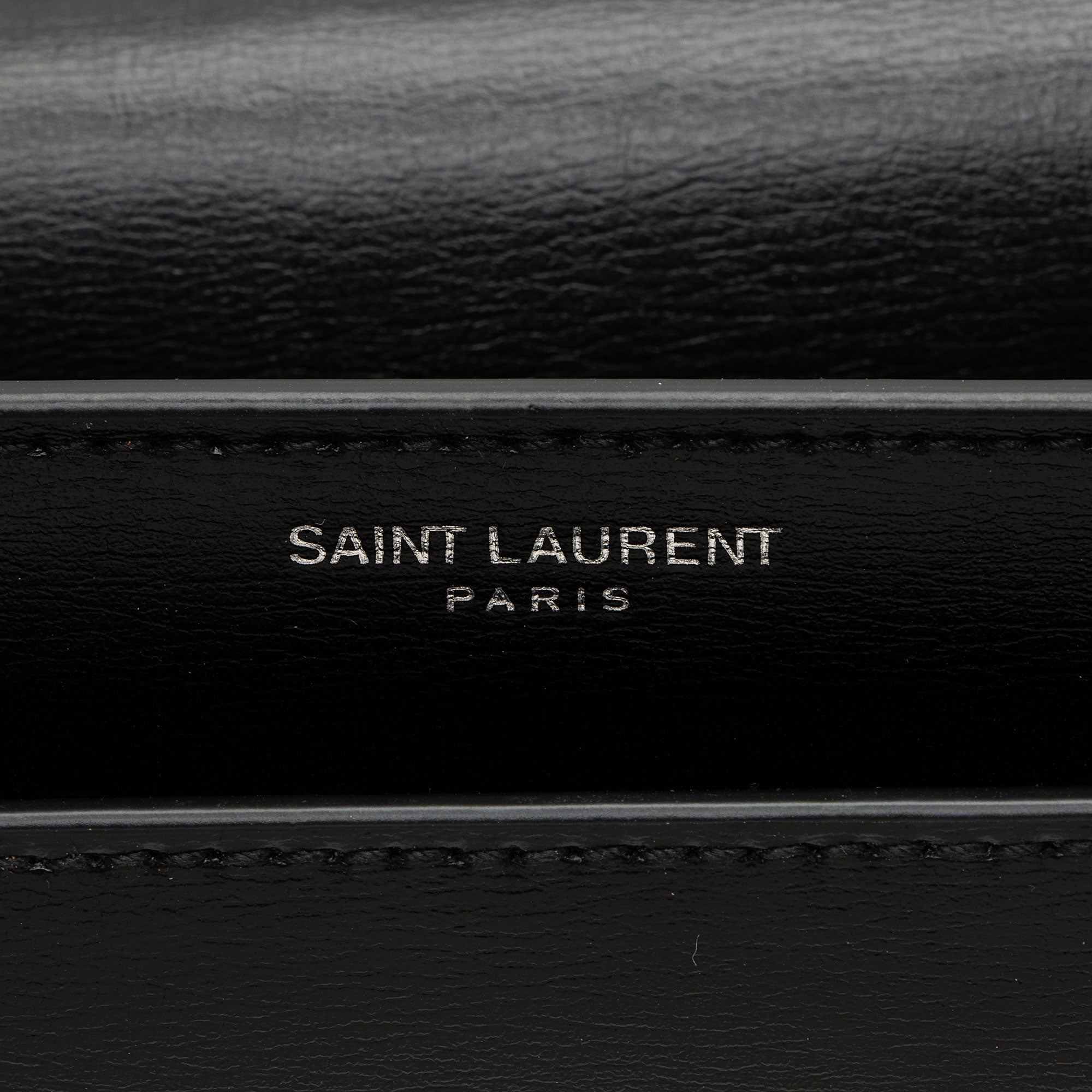Saint Laurent Grained Calfskin Monogram Sunset Medium Shoulder Bag