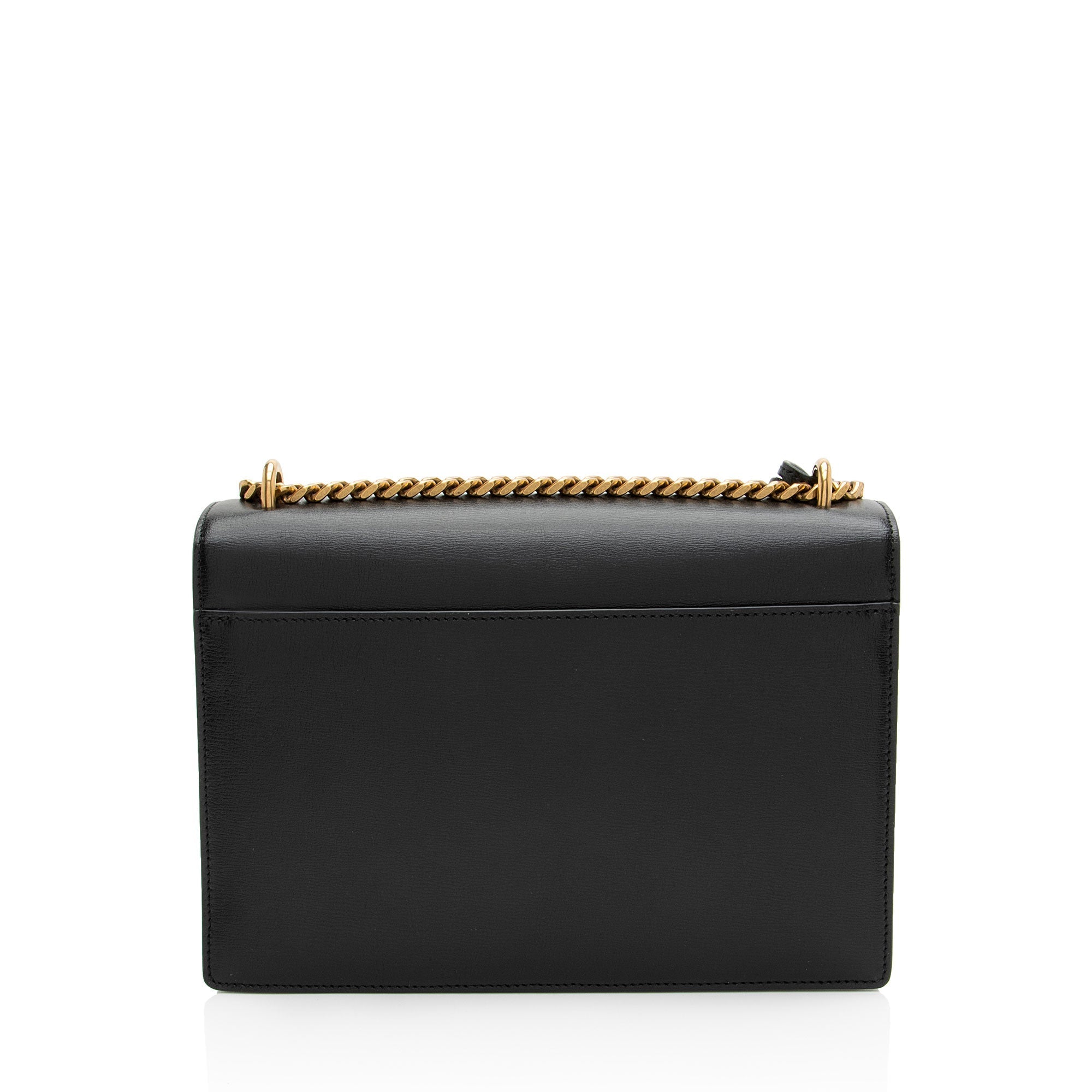 Saint Laurent Grained Calfskin Monogram Sunset Medium Shoulder Bag
