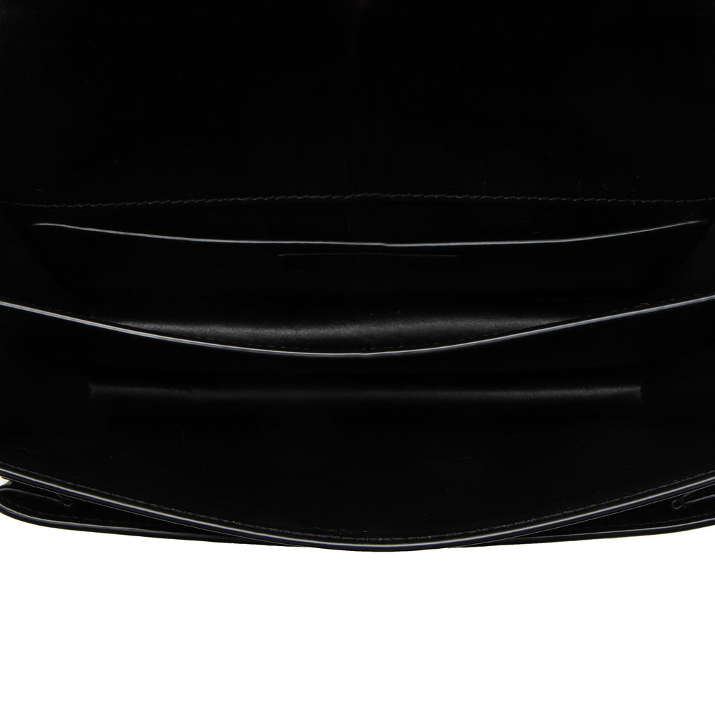 Saint Laurent Grained Calfskin Monogram Sunset Medium Shoulder Bag