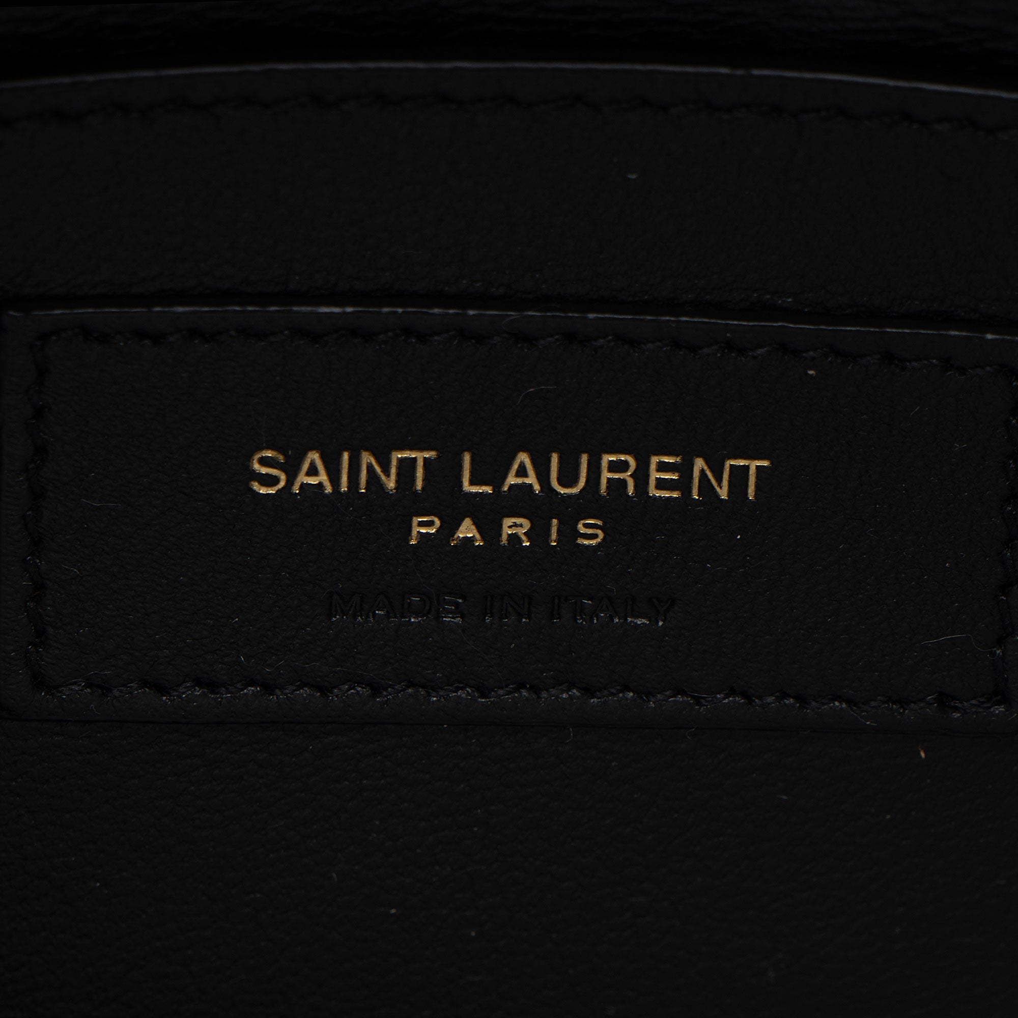 Saint Laurent Grained Calfskin Monogram Sunset Medium Shoulder Bag