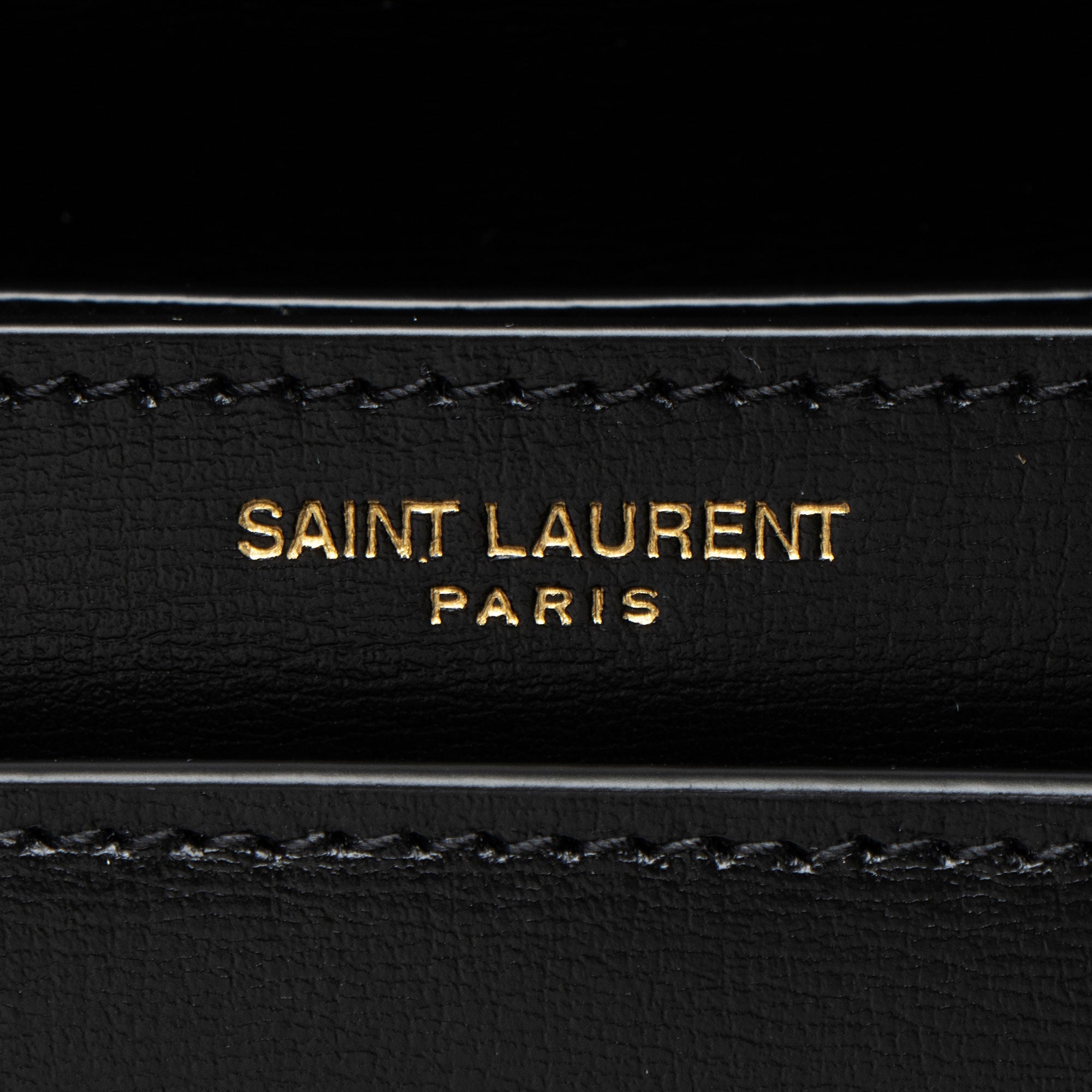 Saint Laurent Grained Calfskin Monogram Sunset Medium Shoulder Bag