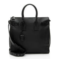 Saint Laurent Grained Calfskin Thin Sac De Jour Large Tote