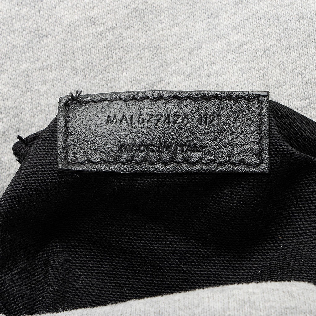 Saint Laurent Jersey Monogram Puffer LouLou Chain Small Shoulder Bag