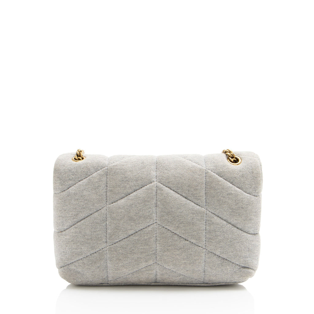 Saint Laurent Jersey Monogram Puffer LouLou Toy Shoulder Bag