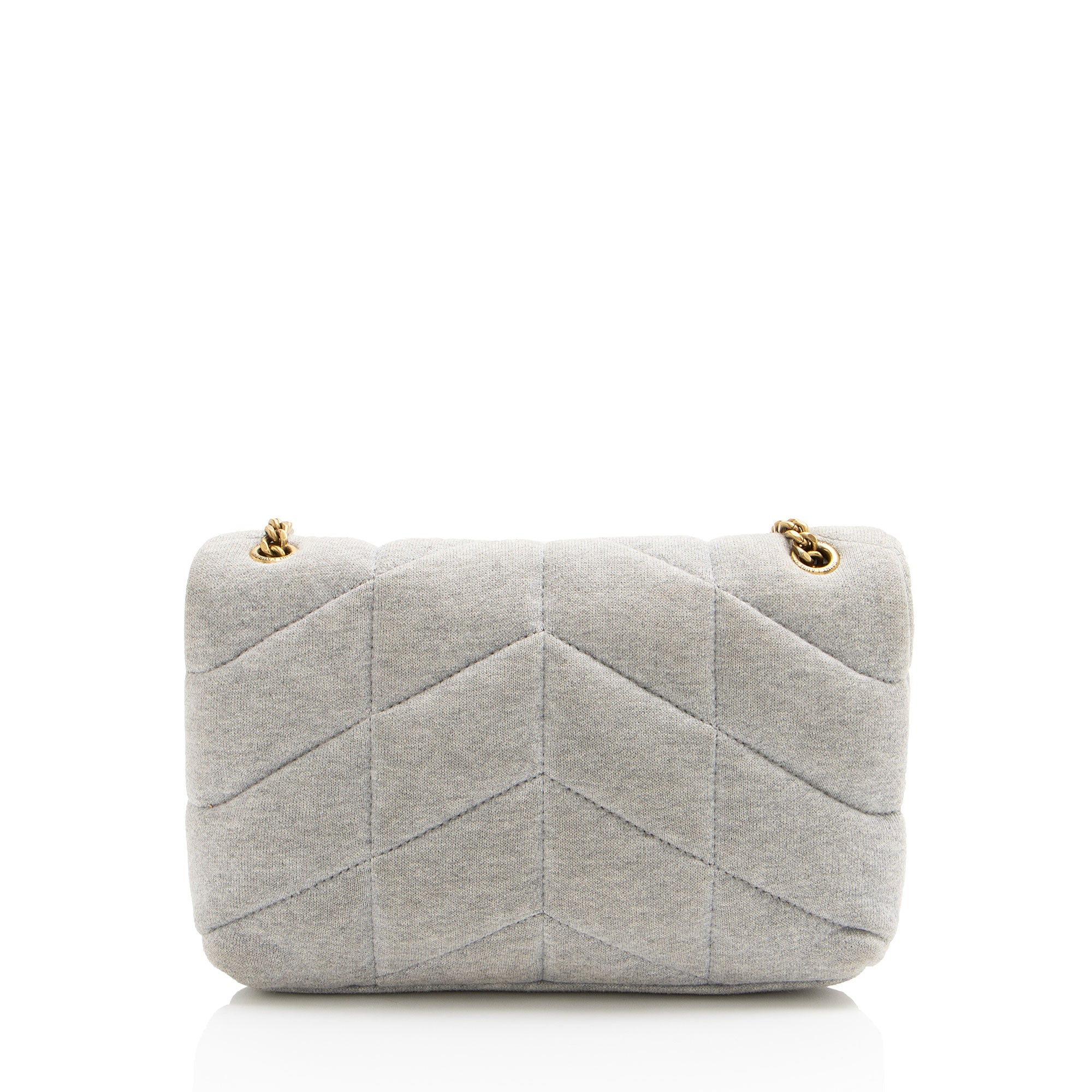 Saint Laurent Jersey Monogram Puffer LouLou Toy Shoulder Bag