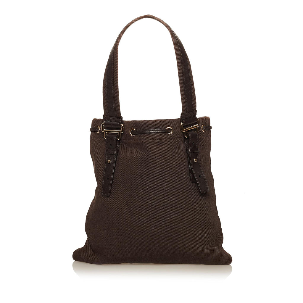 Saint Laurent Kahala Canvas Tote Bag (SHG-29534)