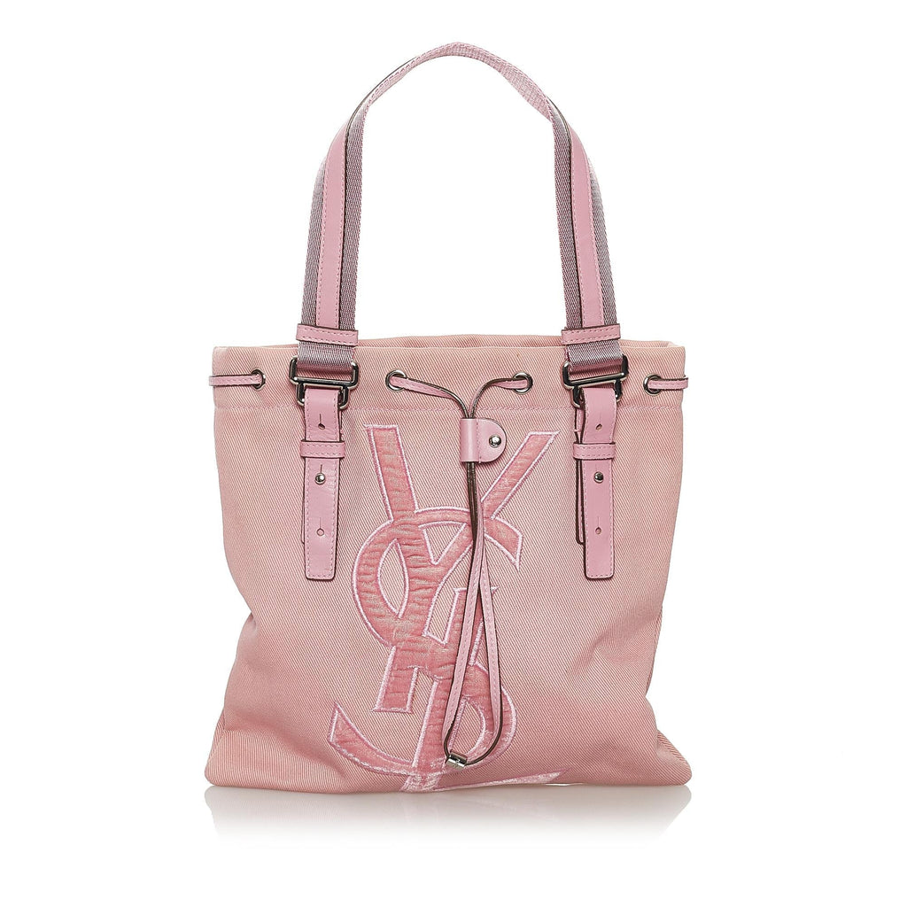Saint Laurent Kahala Canvas Tote Bag (SHG-35269)