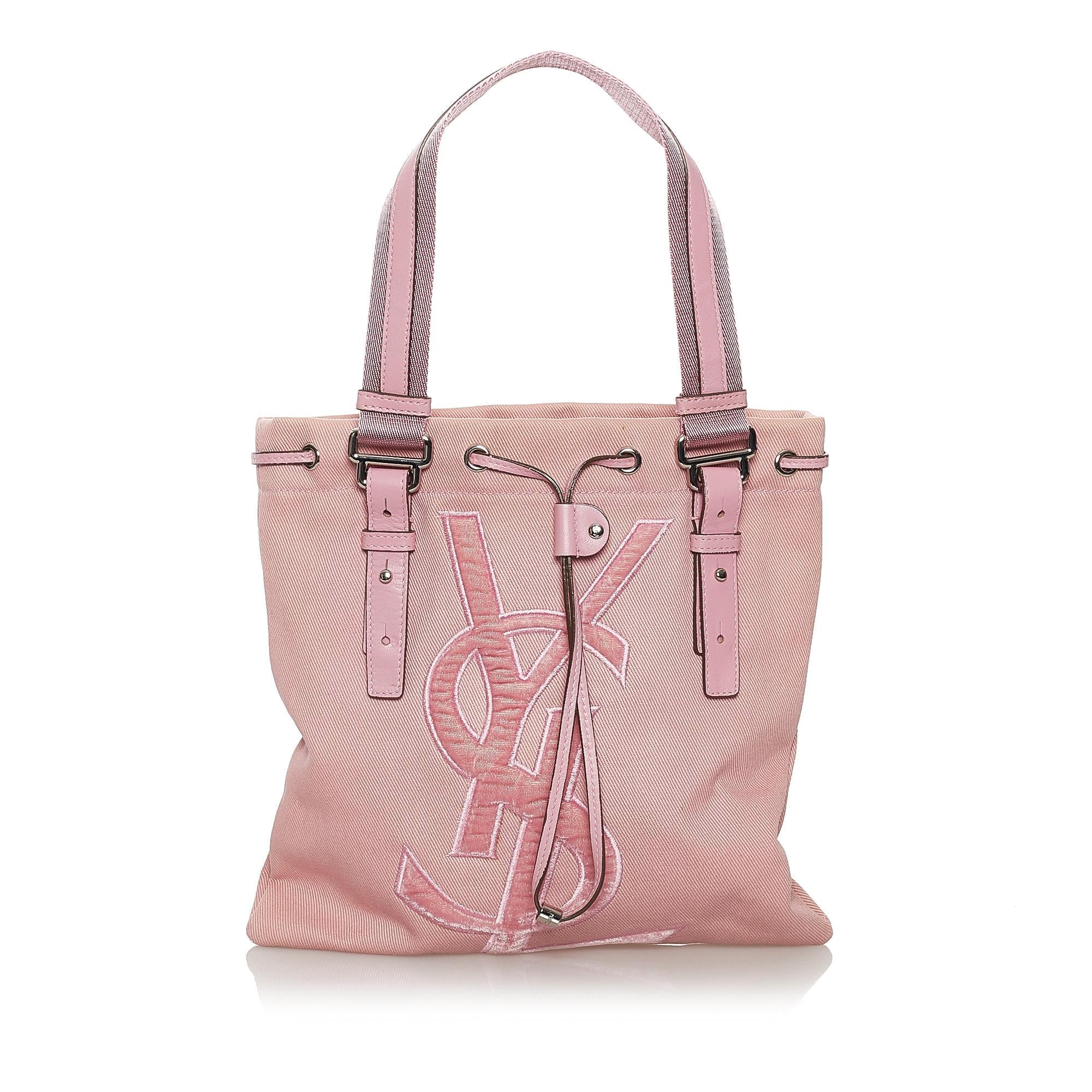 Saint Laurent Kahala Canvas Tote Bag (SHG-35269)